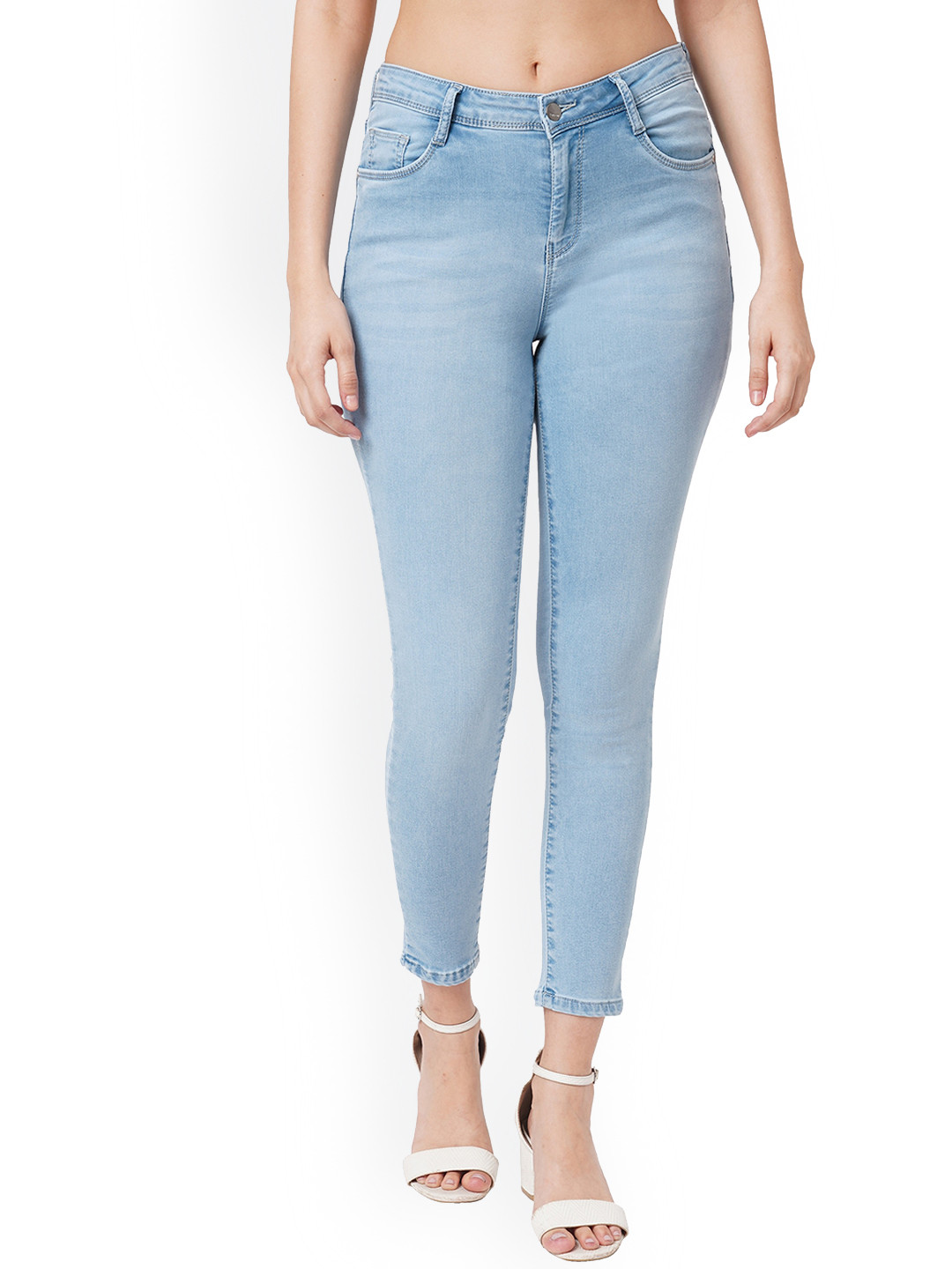 

Kraus Jeans Women Blue Skinny Fit Light Fade Jeans