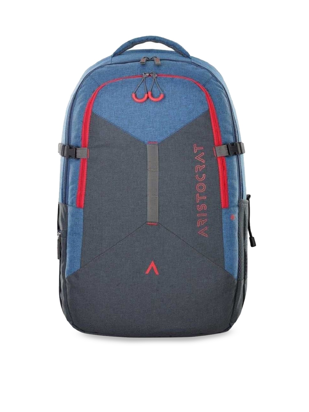 

Aristocrat Blue & Navy-Blue Colourblocked Peak Rucksack 40L