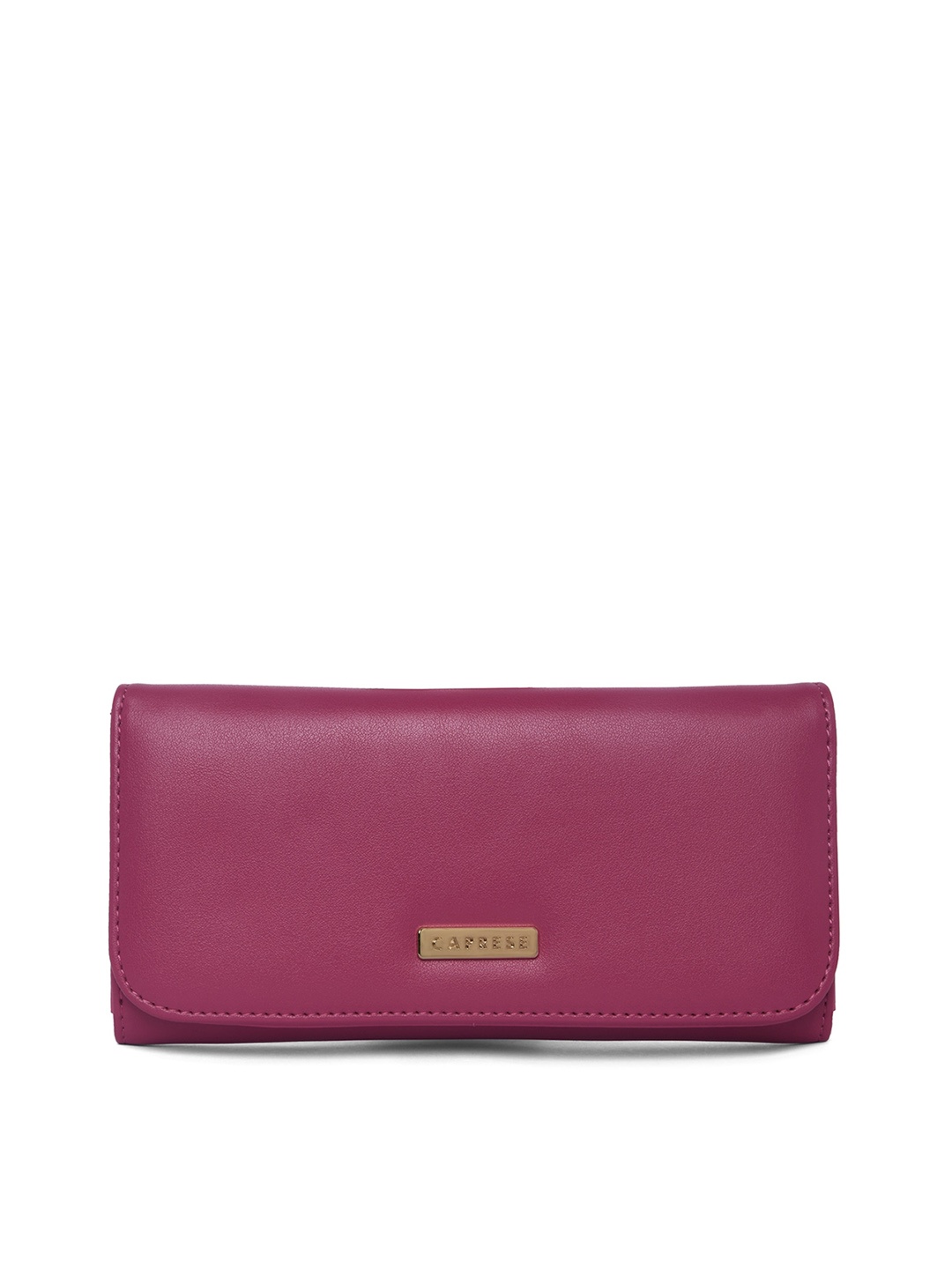 

Caprese Pink Leather Structured Wallet
