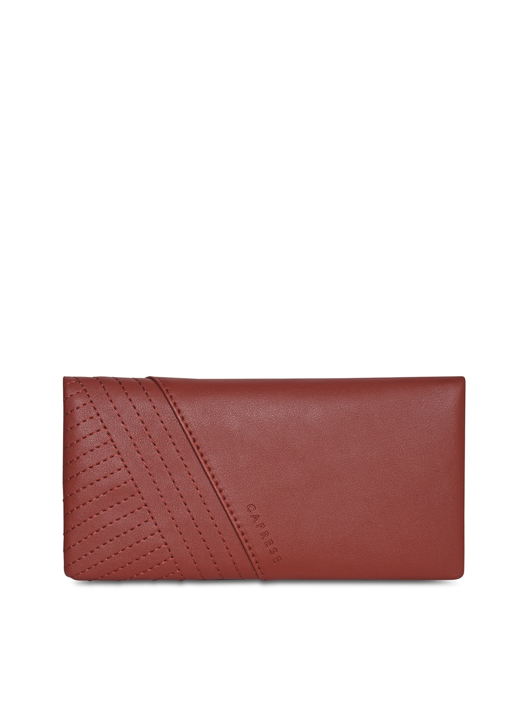 

Caprese Women Red Leather Two Fold Wallet