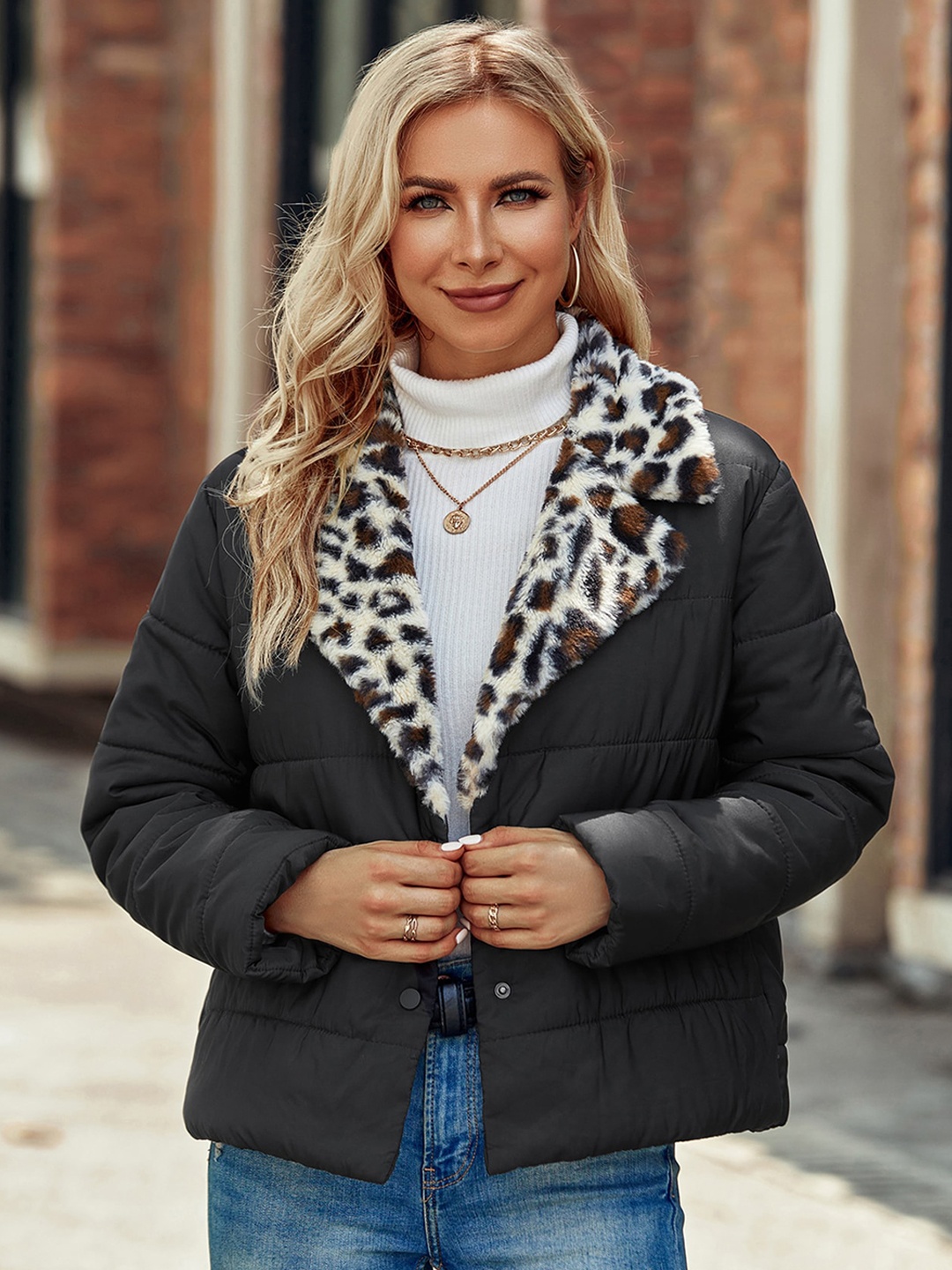 

StyleCast Women Black Puffer Jacket