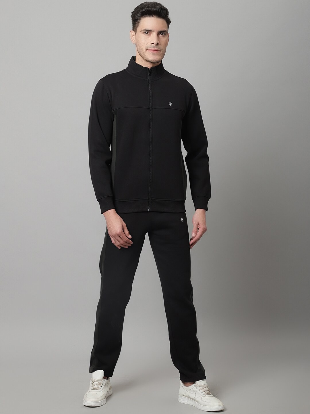 

Cantabil Men Black Cotton Tracksuits