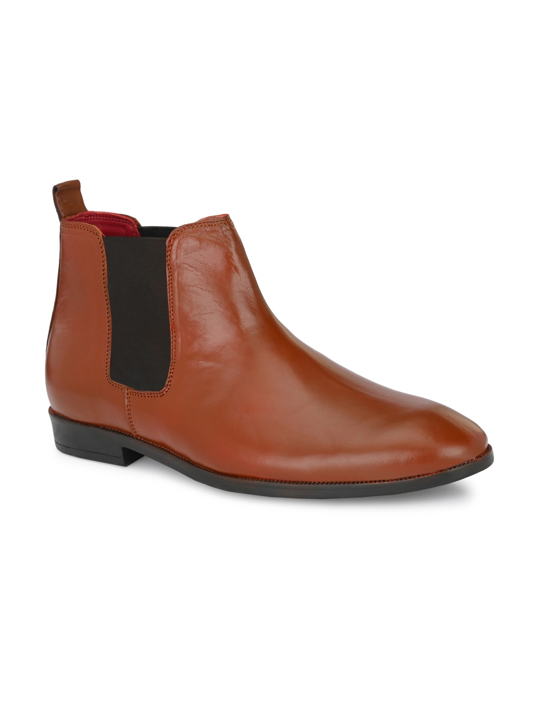 

AfroJack Men Tan Casual Chelsea Boots