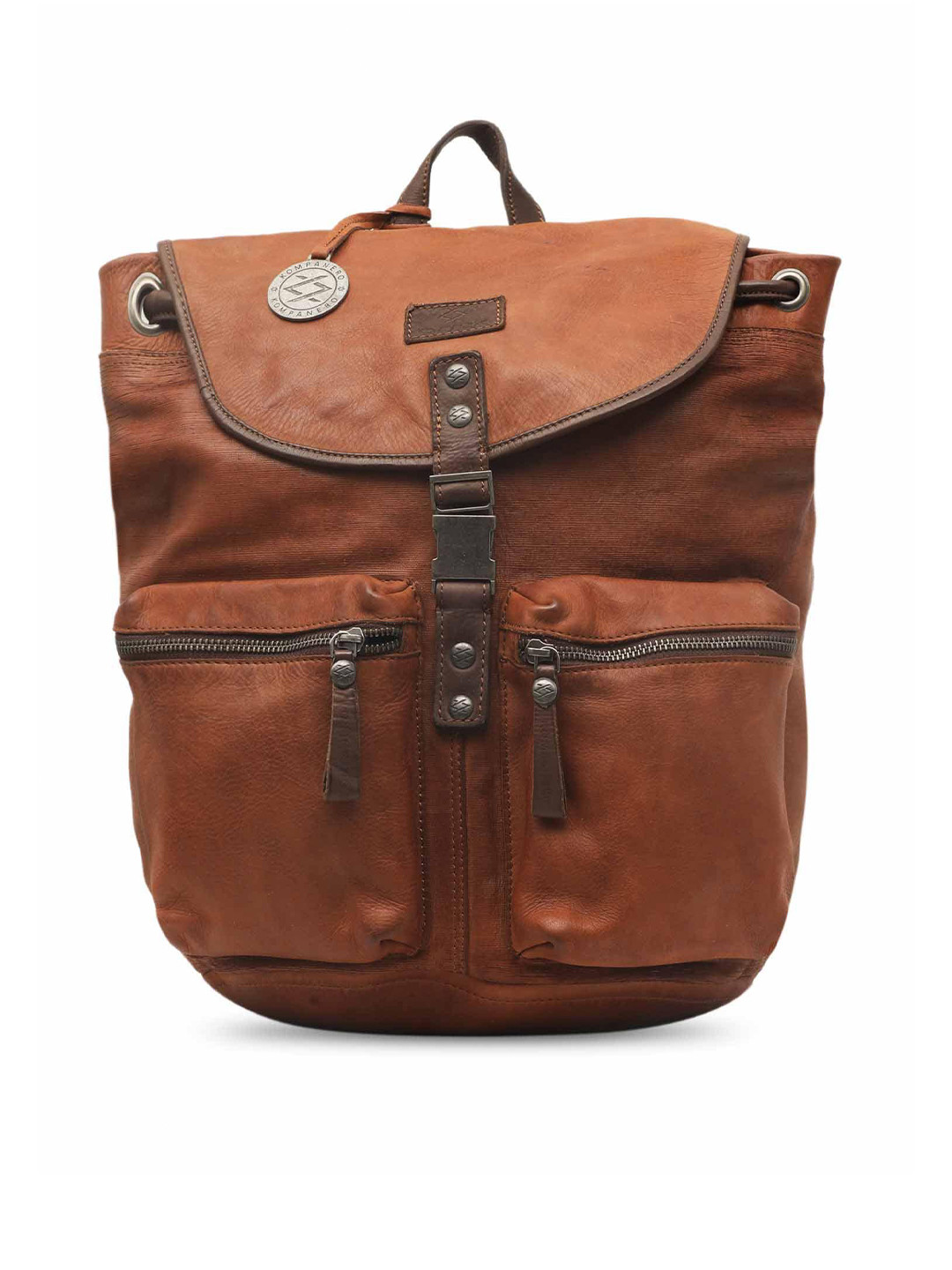 

KOMPANERO Unisex Tan Backpack