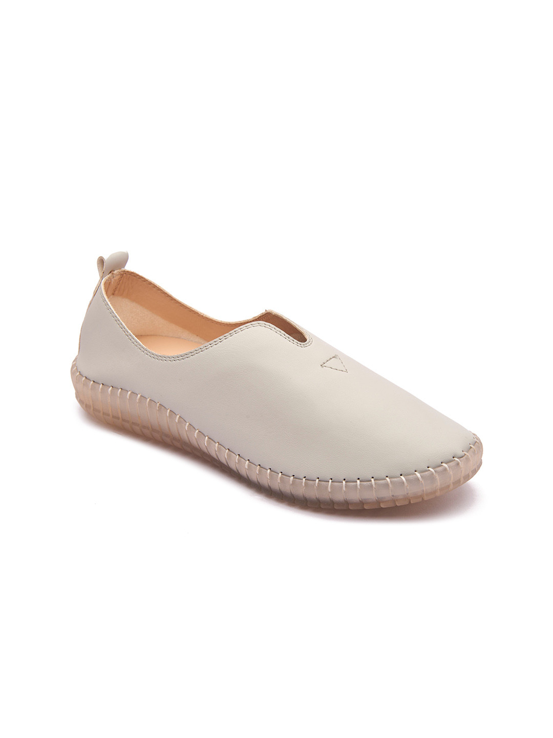 

MICHAEL ANGELO Women Grey Solid Slip-On Sneakers