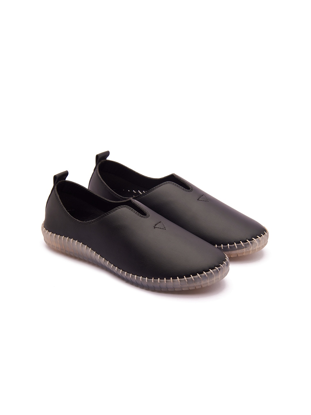 

MICHAEL ANGELO Women Black Slip-On Sneakers