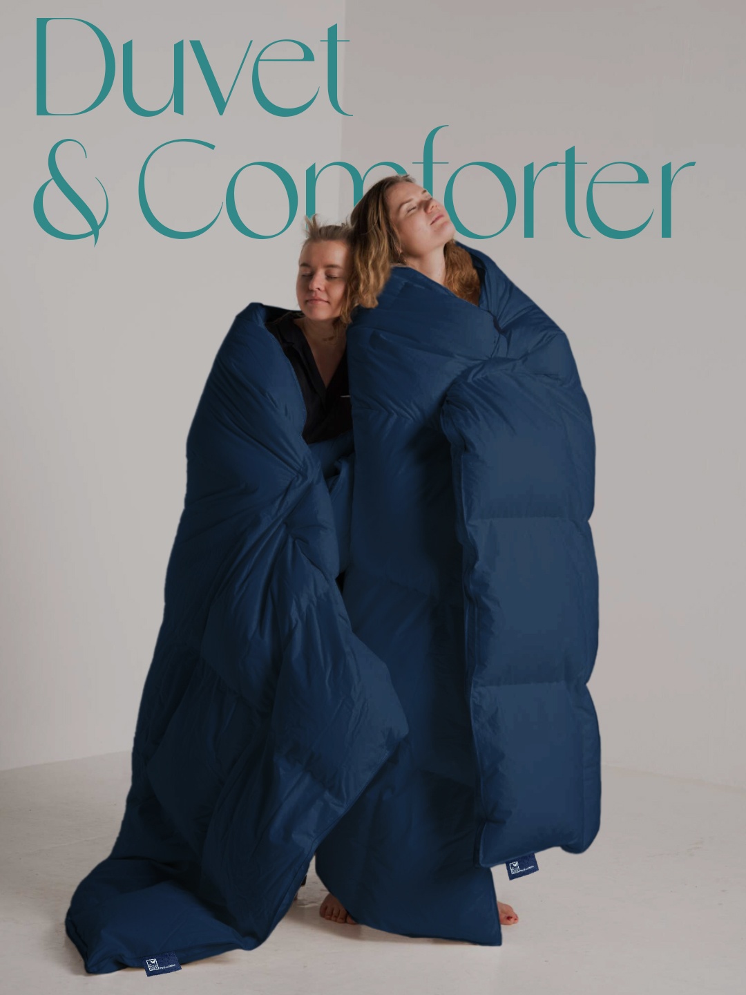 

THE WOOD WHITE Blue AC Room 210 GSM Cotton Double Bed Comforter