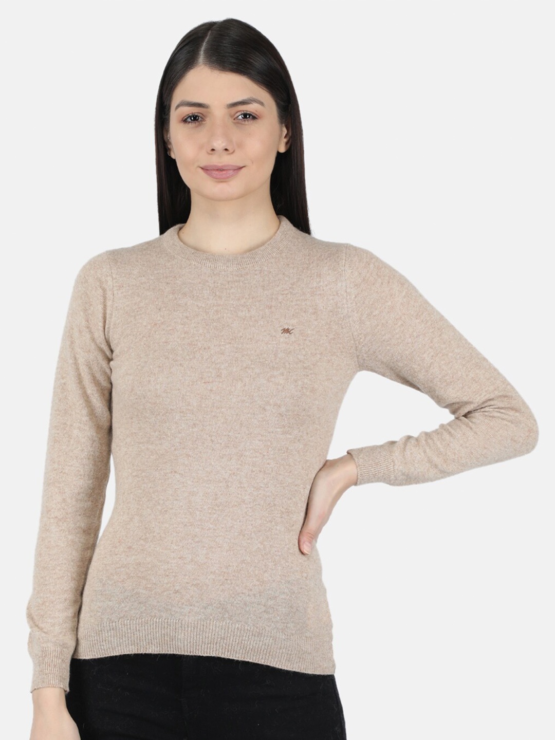 

Monte Carlo Women Beige Pullover Sweater