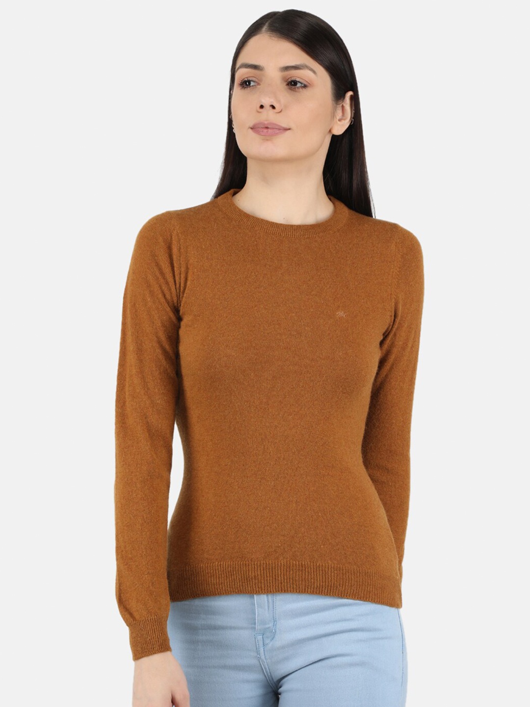 

Monte Carlo Women Rust Orange Pullover Sweater