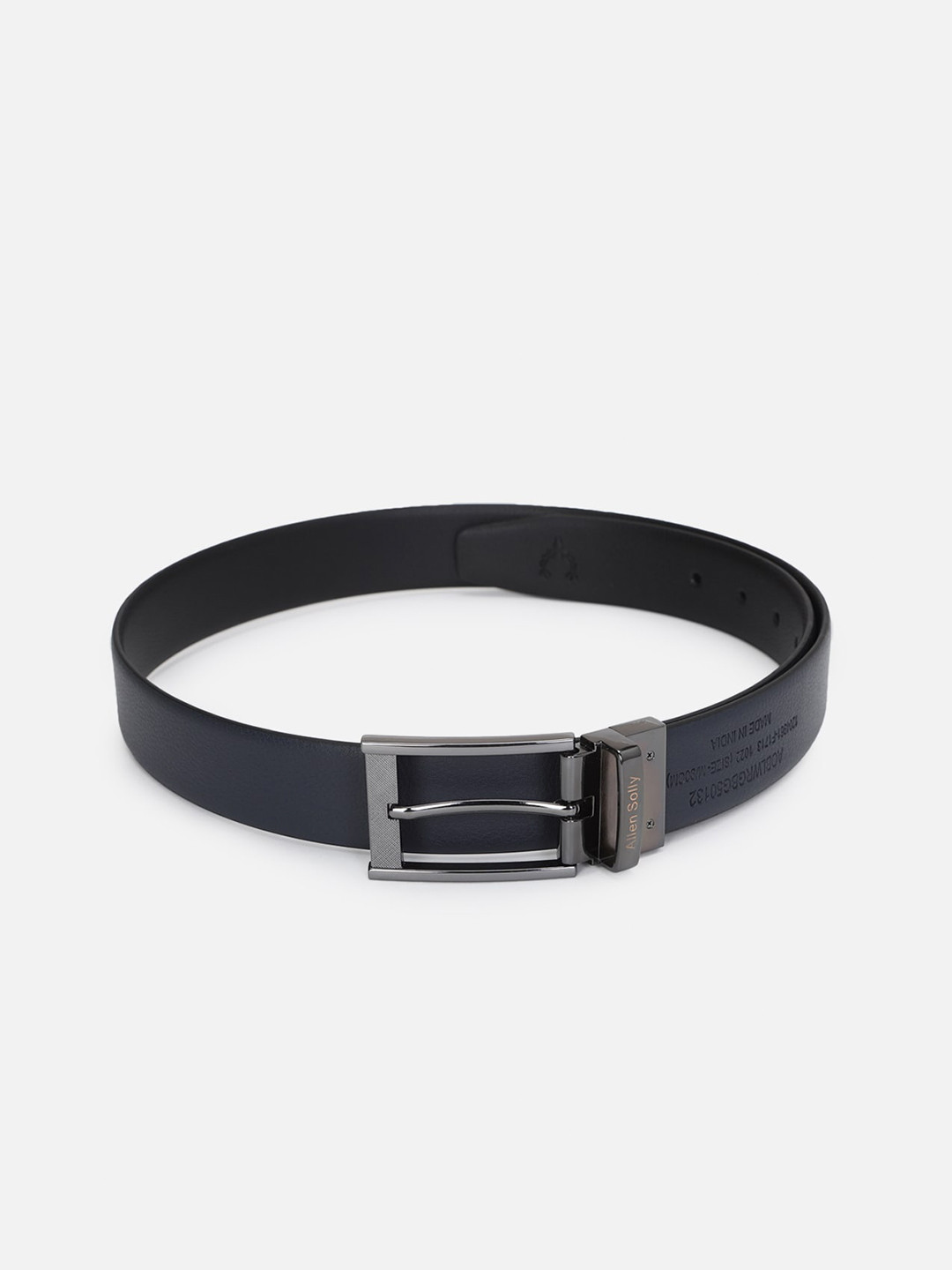 

Allen Solly Men Black Leather Formal Belt