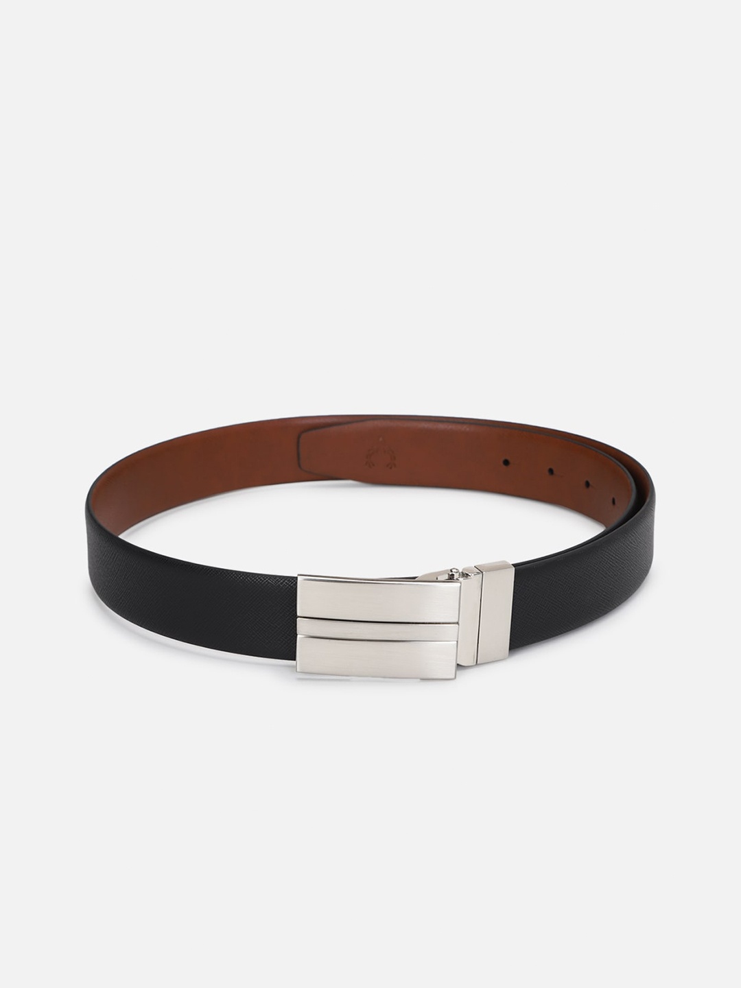

Allen Solly Men Black Leather Formal Belt