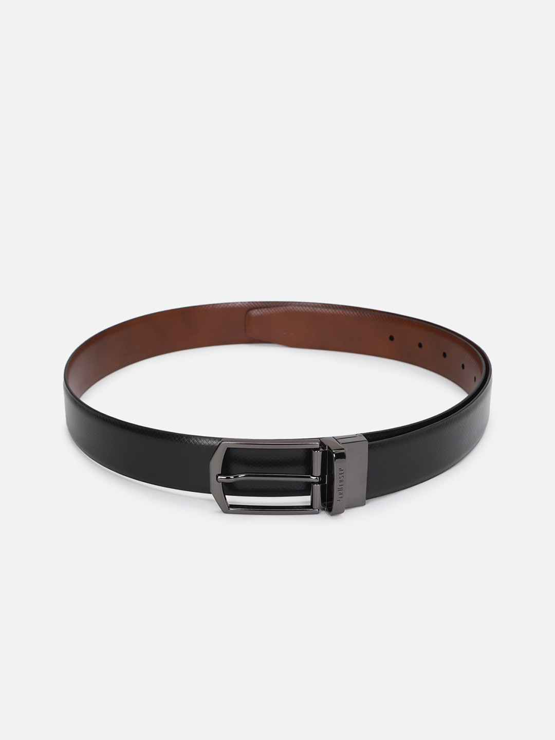 

Van Heusen Men Black Textured Leather Formal Belt