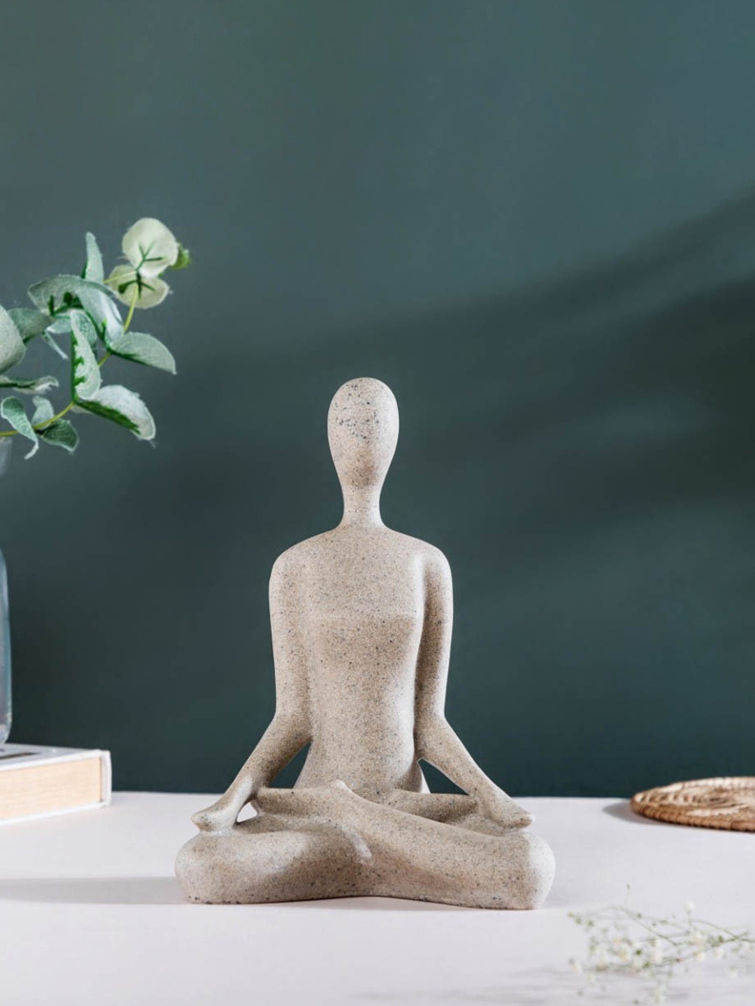 

Nestasia Cream Colored Meditating Yoga Decor Showpieces