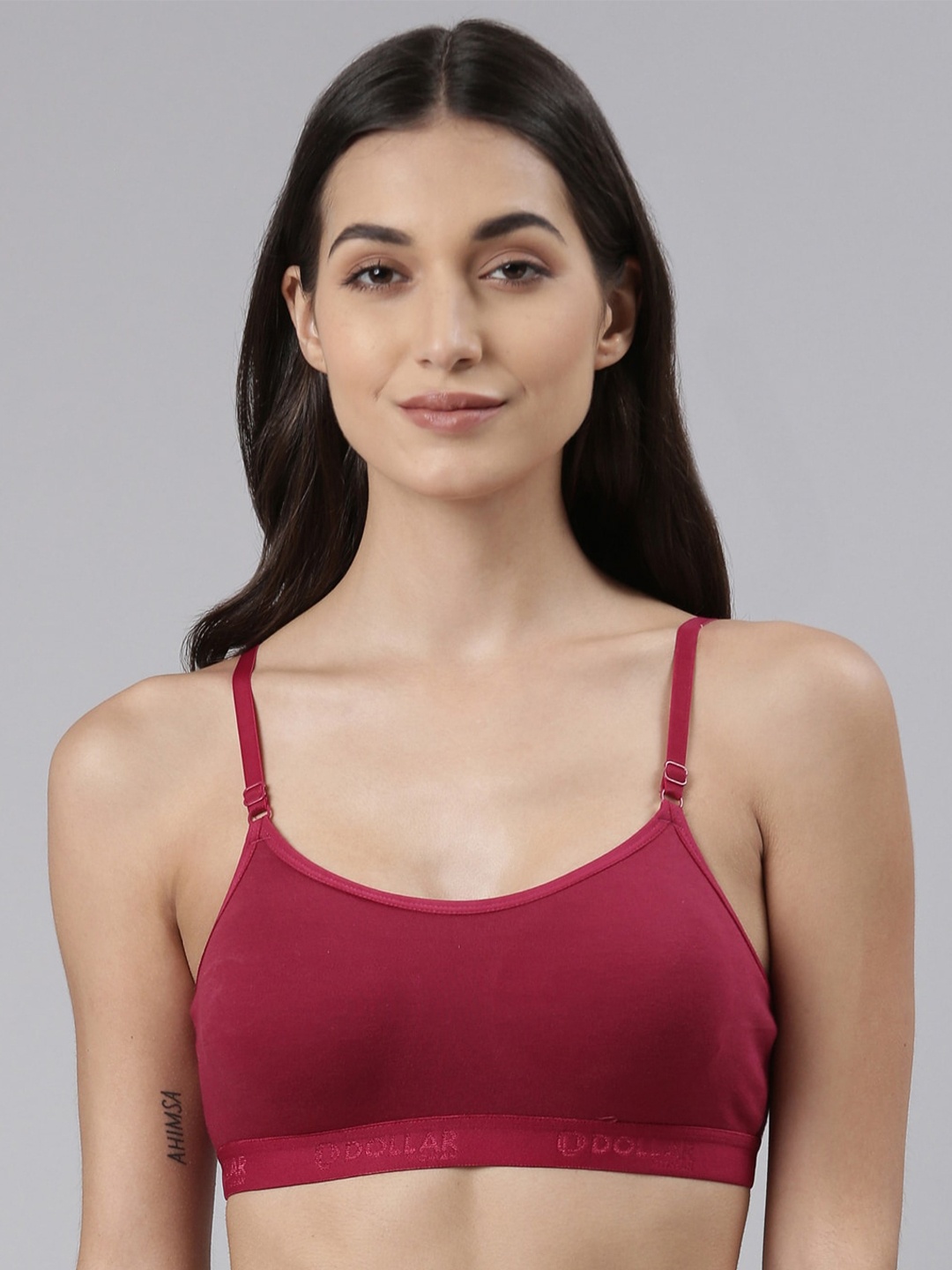 

Dollar Missy Women Cotton Wire-Free Beginners Bra, Pink