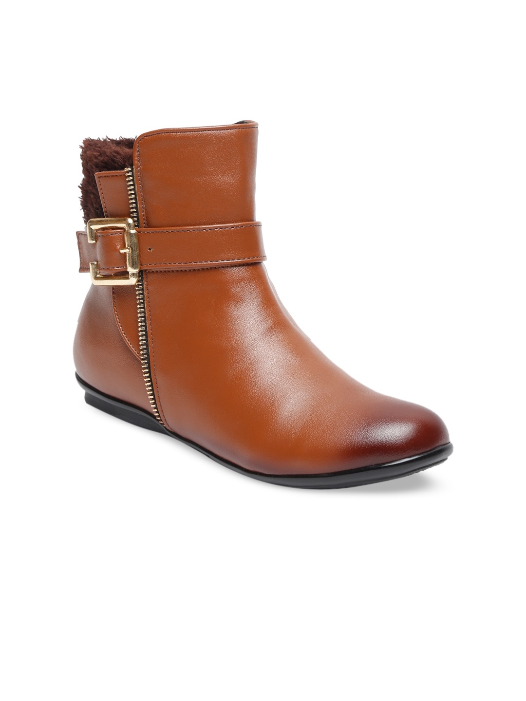 

Bruno Manetti Women Tan Brown Winter Boots