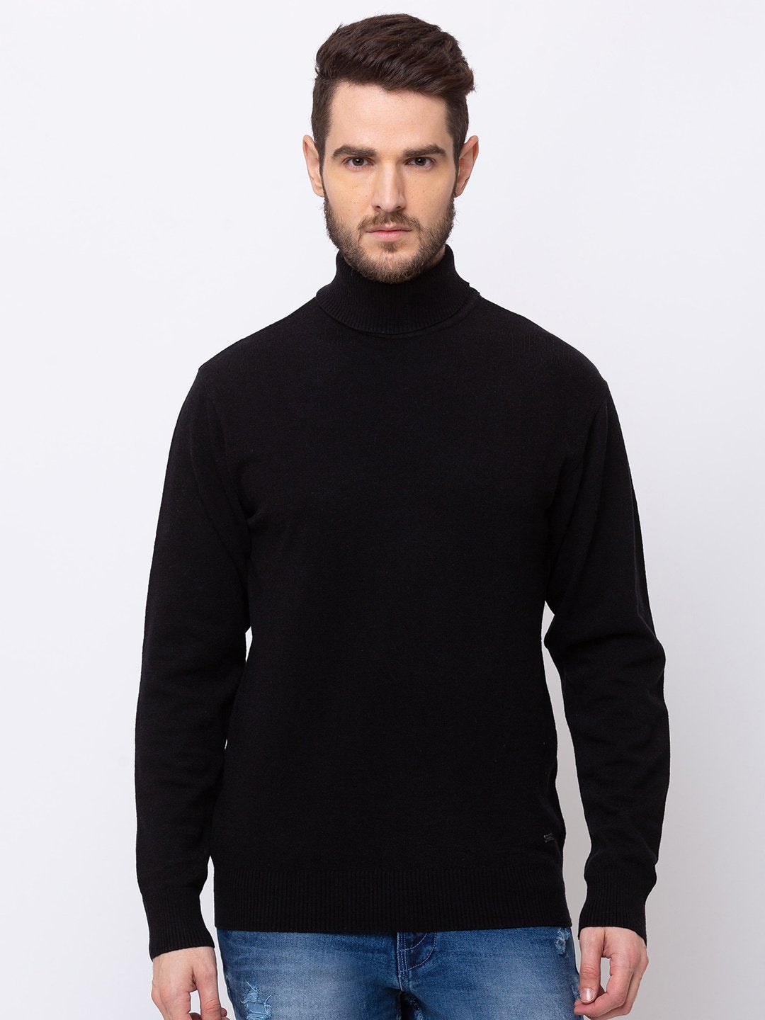 

Status Quo Men Black Acrylic Pullover