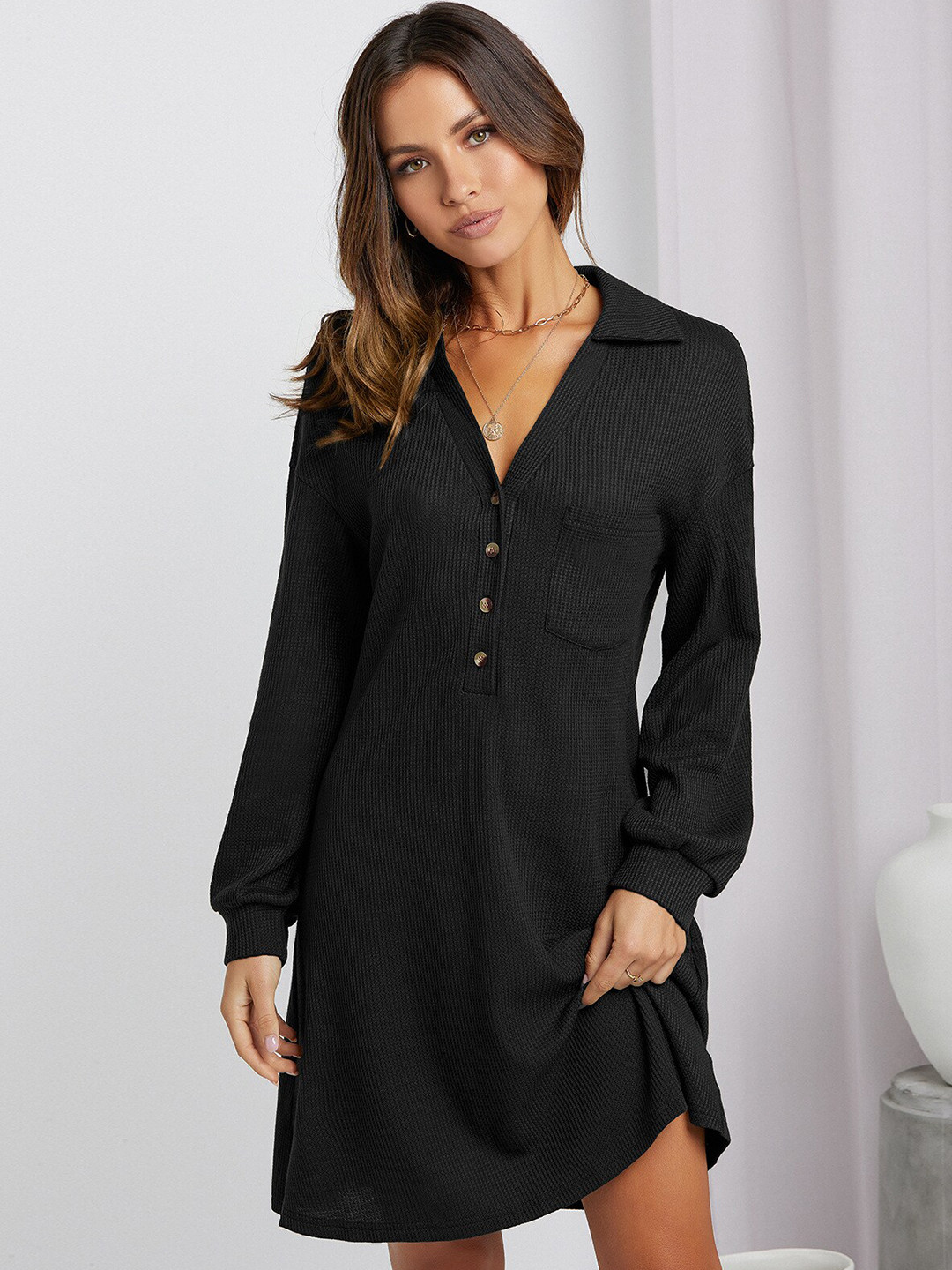

StyleCast Fit & Flare A-Line Dress, Black