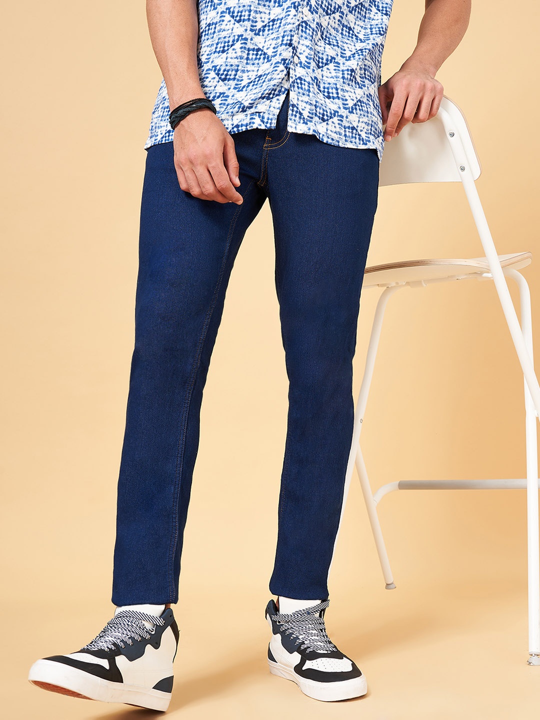 

YU by Pantaloons Men Blue Slim Fit Jeans