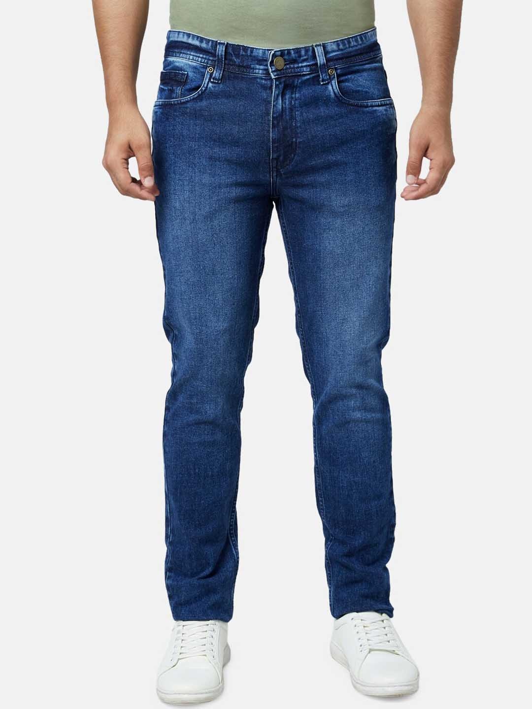 

YU by Pantaloons Men Blue Slim Fit Light Fade Jeans