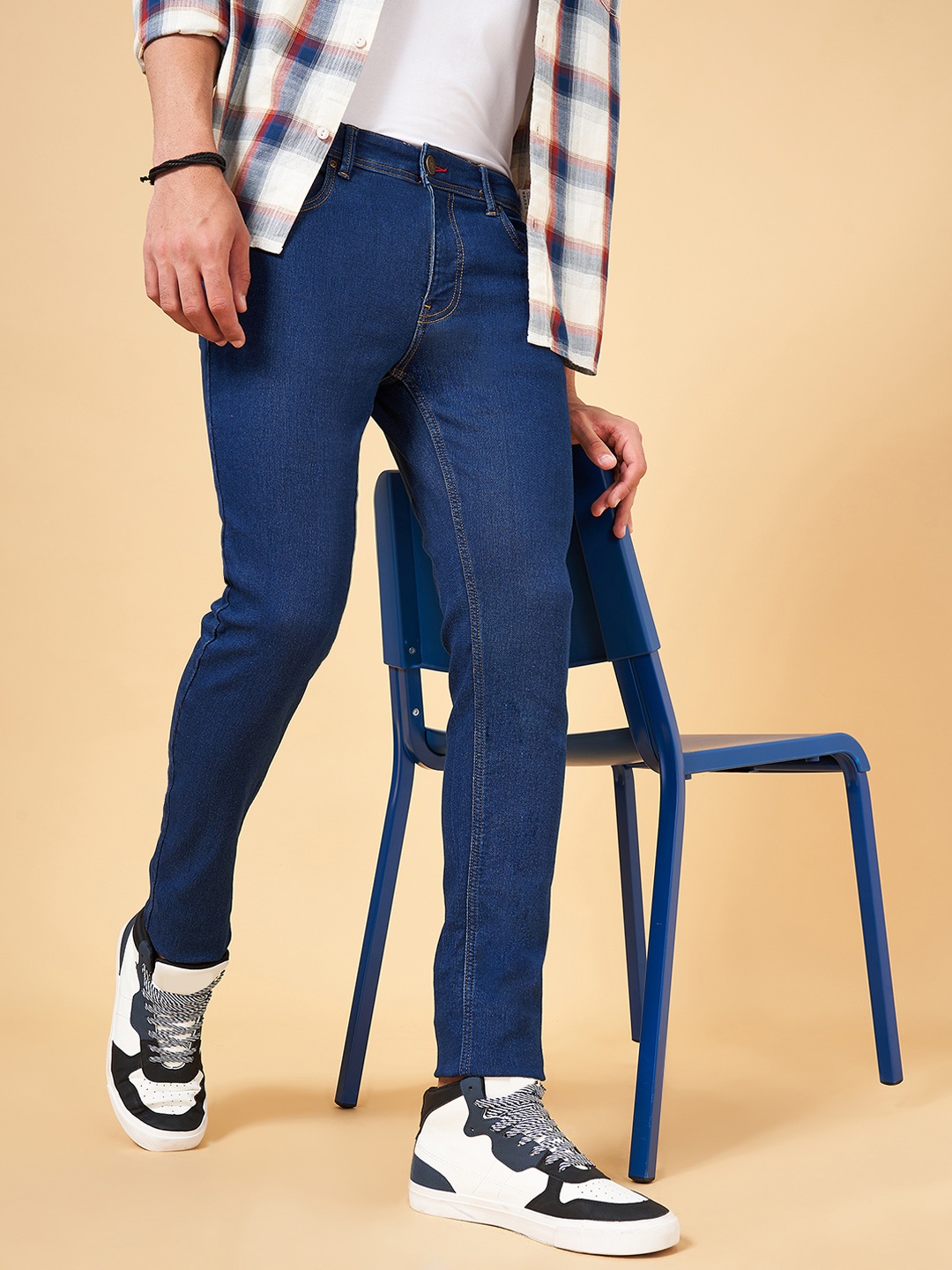 

YU by Pantaloons Men Blue Slim Fit Jeans