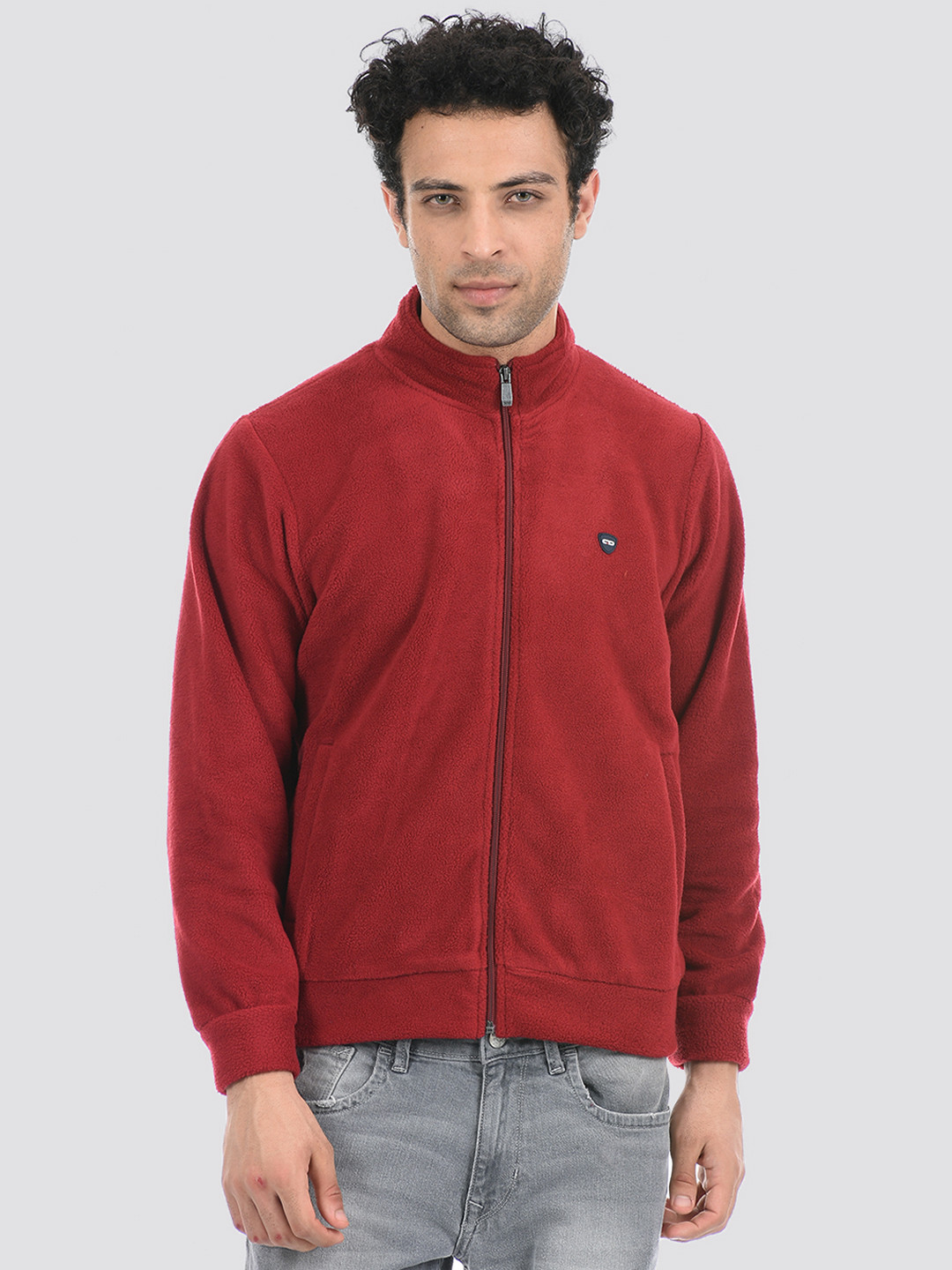 

Cloak & Decker by Monte Carlo Men Maroon Fleece Sweatshirt