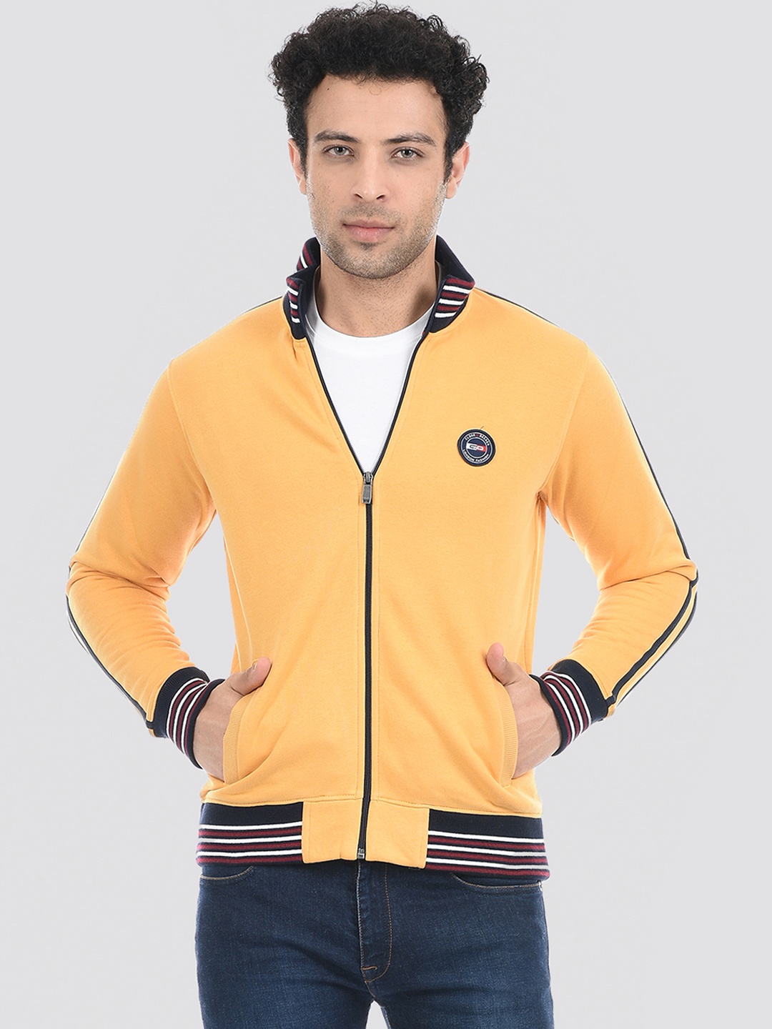 

Cloak & Decker by Monte Carlo Men Cotton Sweatshirt, Yellow