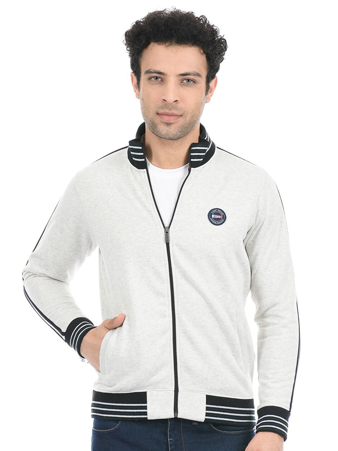 

Cloak & Decker by Monte Carlo Men Grey Cotton Sweatshirt