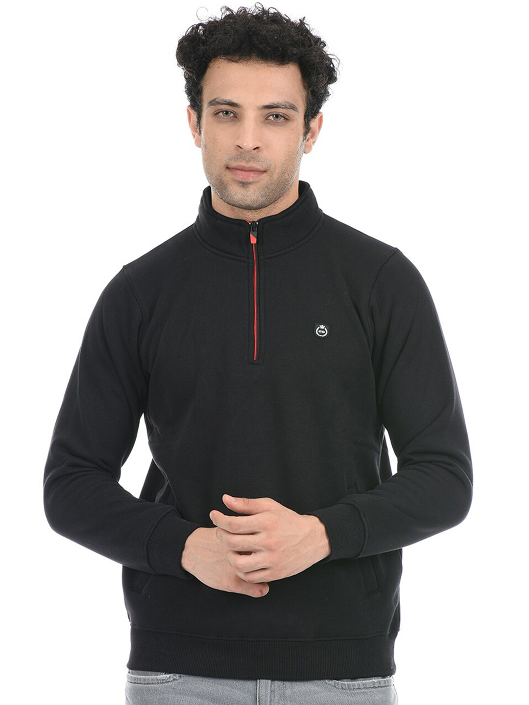 

Cloak & Decker by Monte Carlo Men Black Cotton Sweatshirt