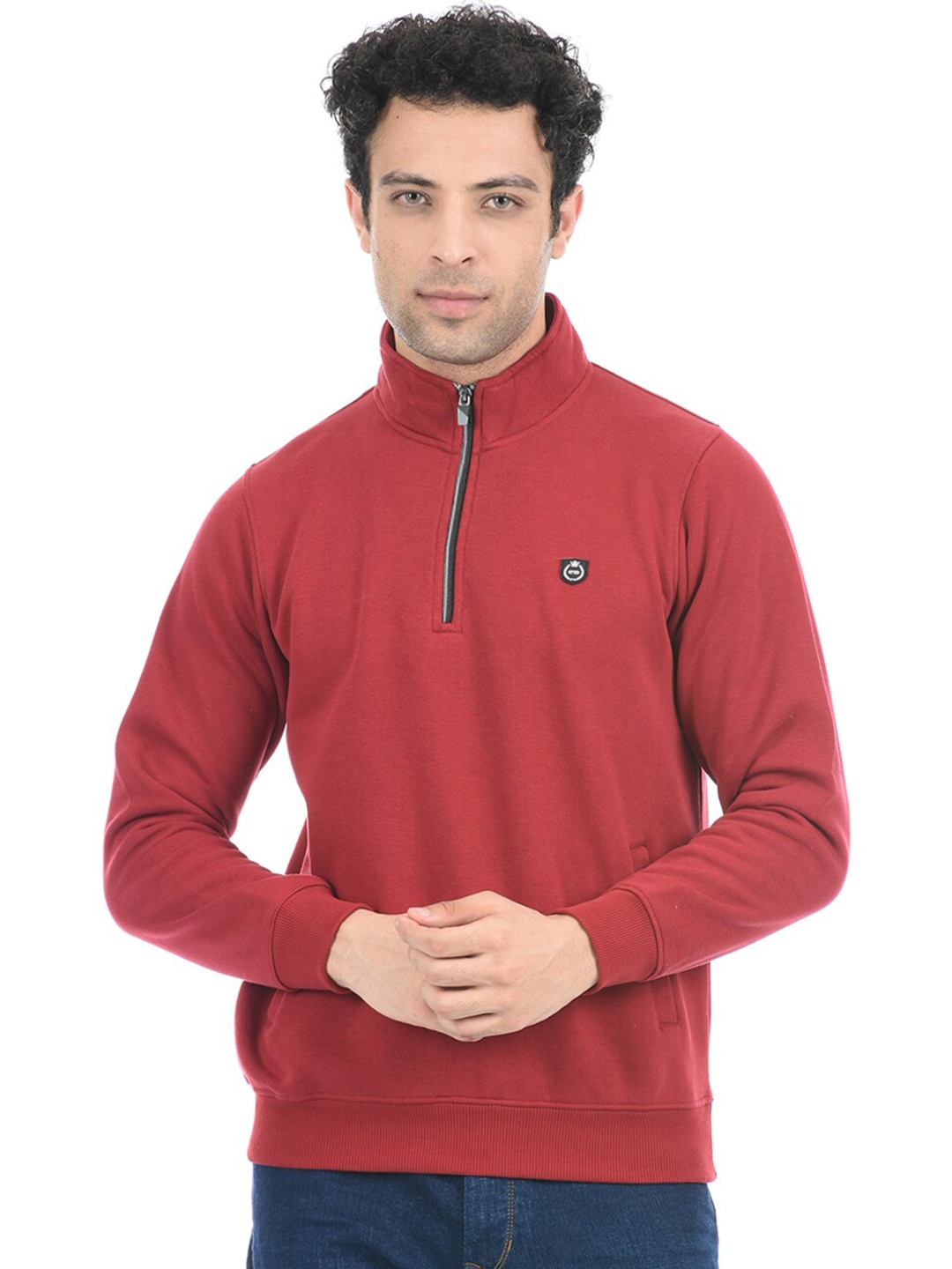 

Cloak & Decker by Monte Carlo Men Red Cotton Sweatshirt