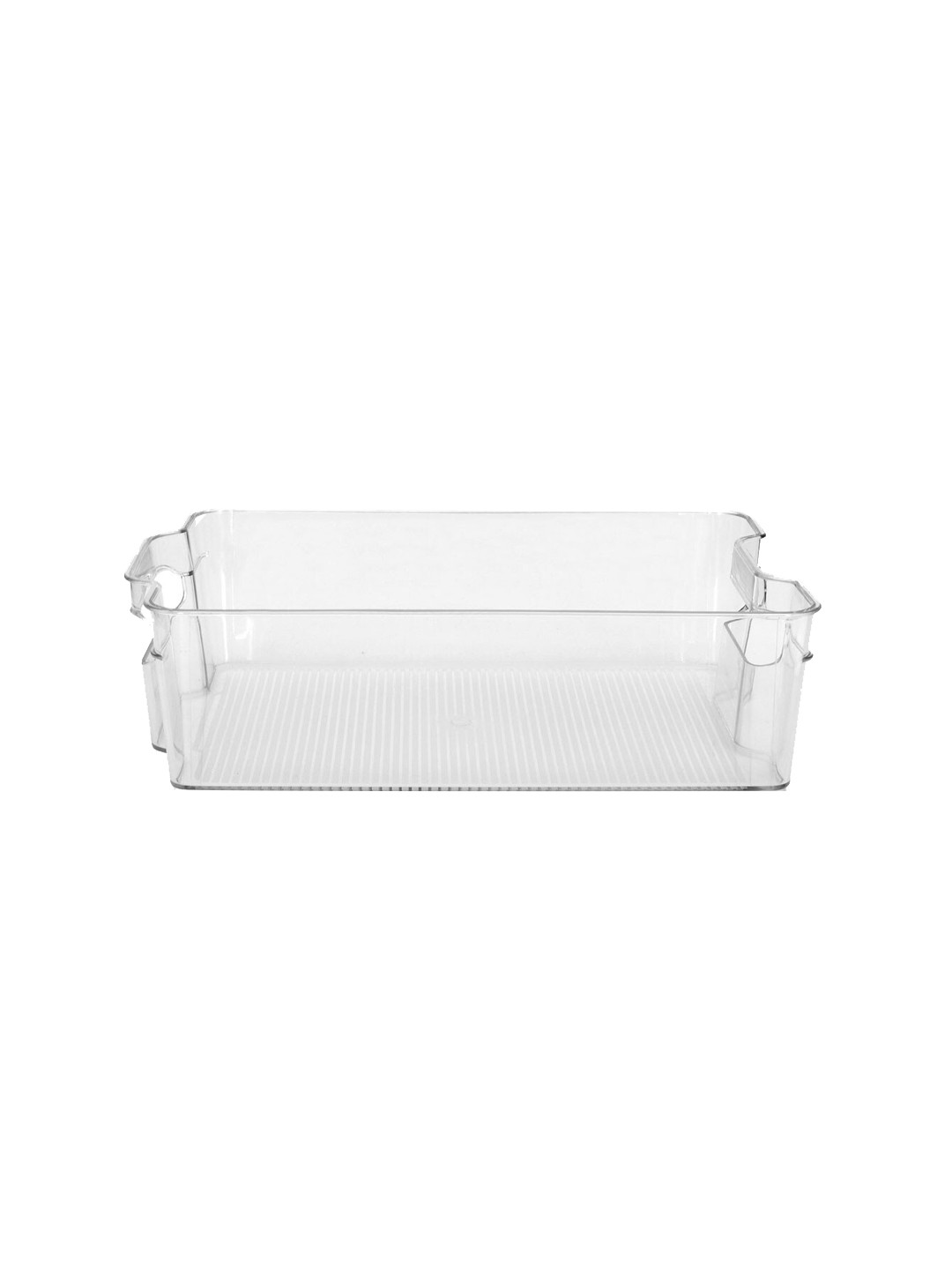 

Athome by Nilkamal Transparent Stackable Medium Fridge Bin Organisers