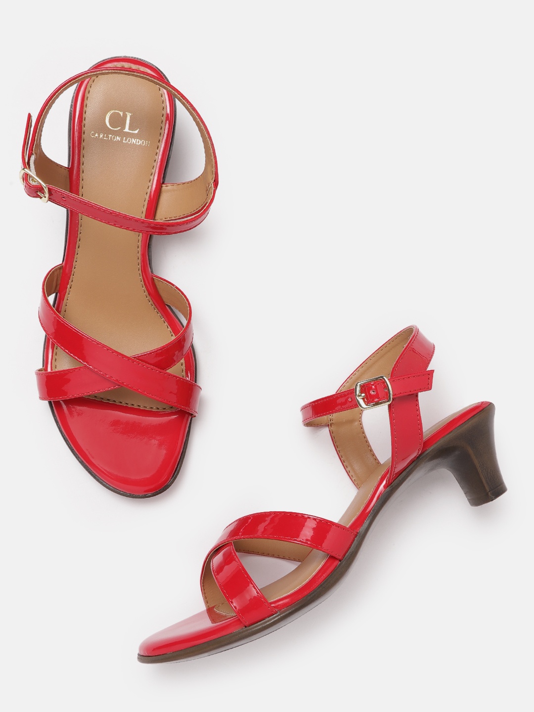 

Carlton London Block Heel Sandals, Red