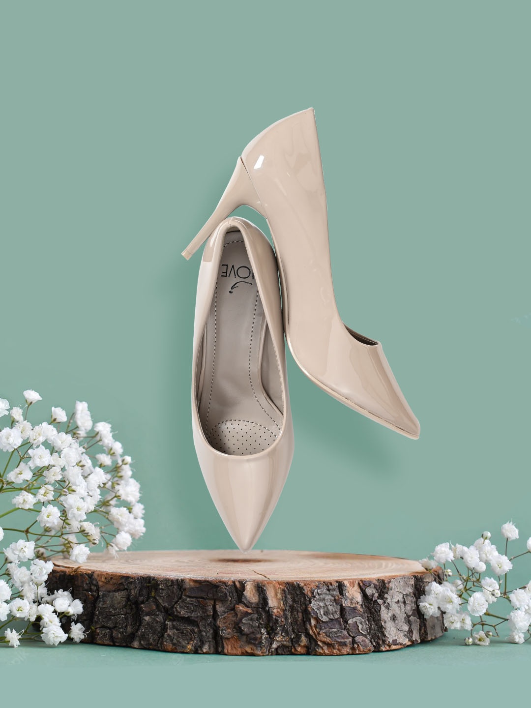 

Jove Taupe Stiletto Pump Heels