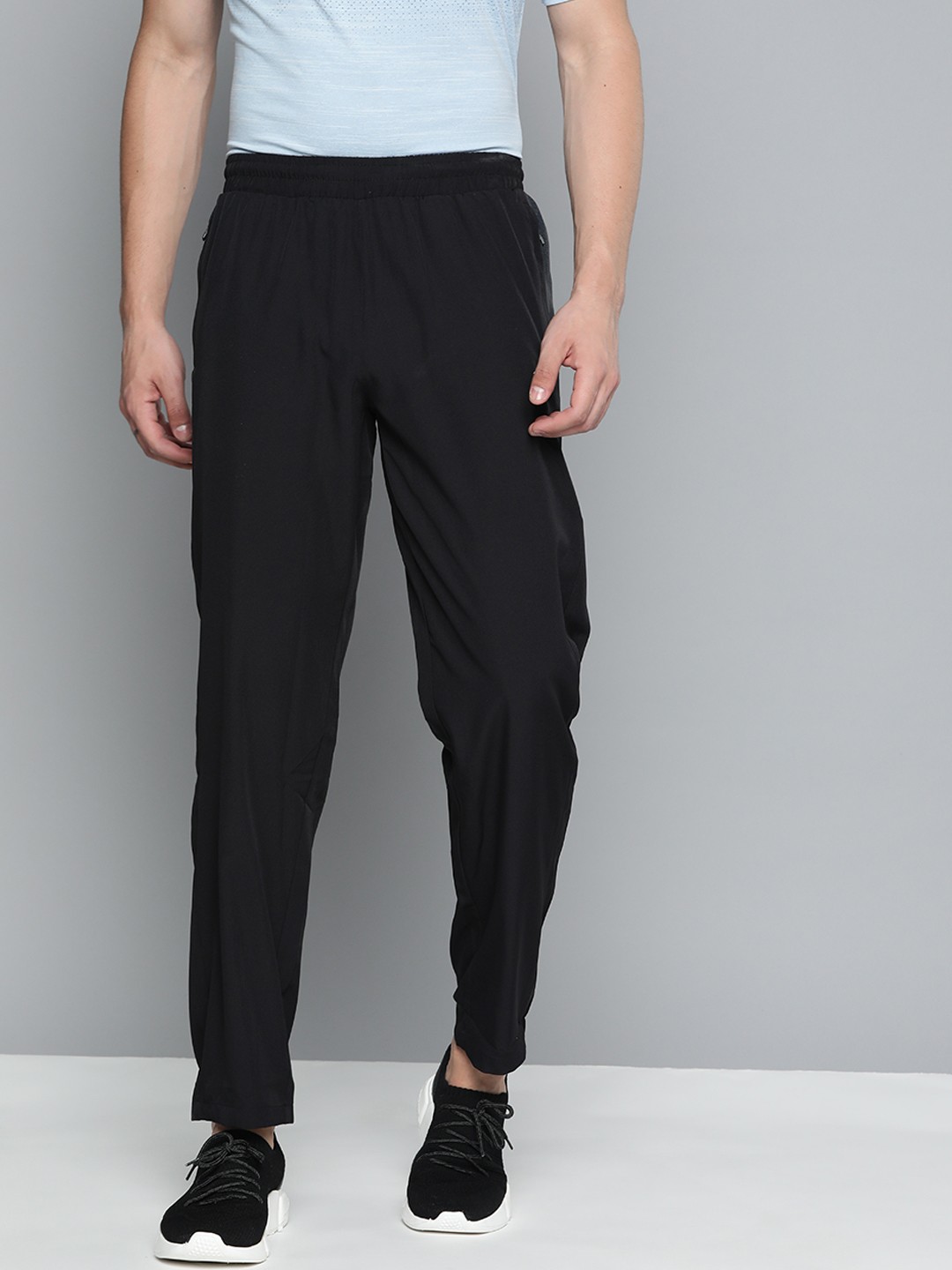 

Alcis Men Solid Track Pant, Black