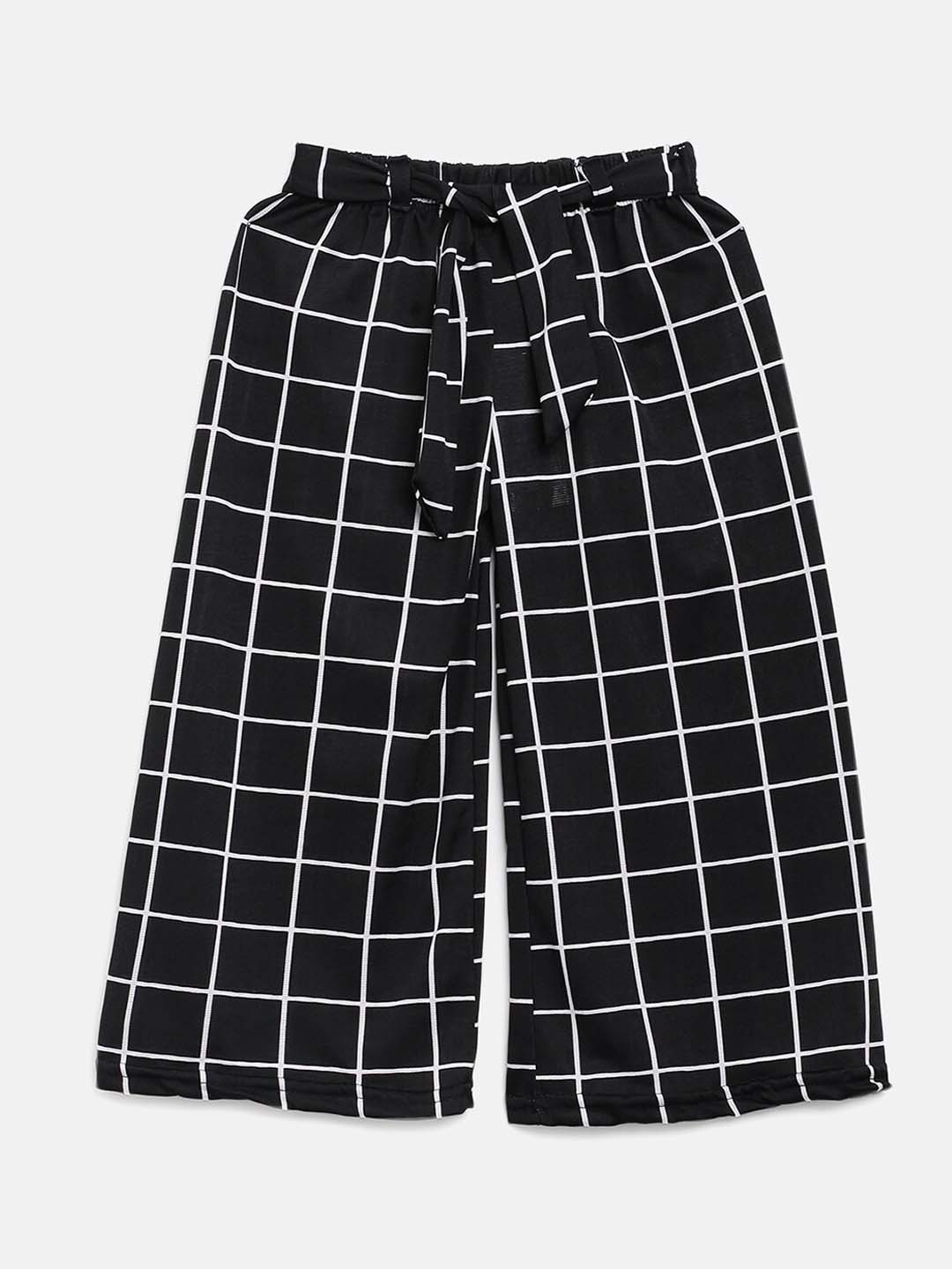 

V2 Value & Variety Girls Checked Cotton Lounge Pant, Black