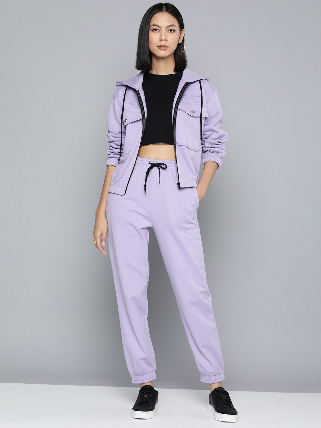 

VividArtsy Sweatshirt With Joggers, Lavender