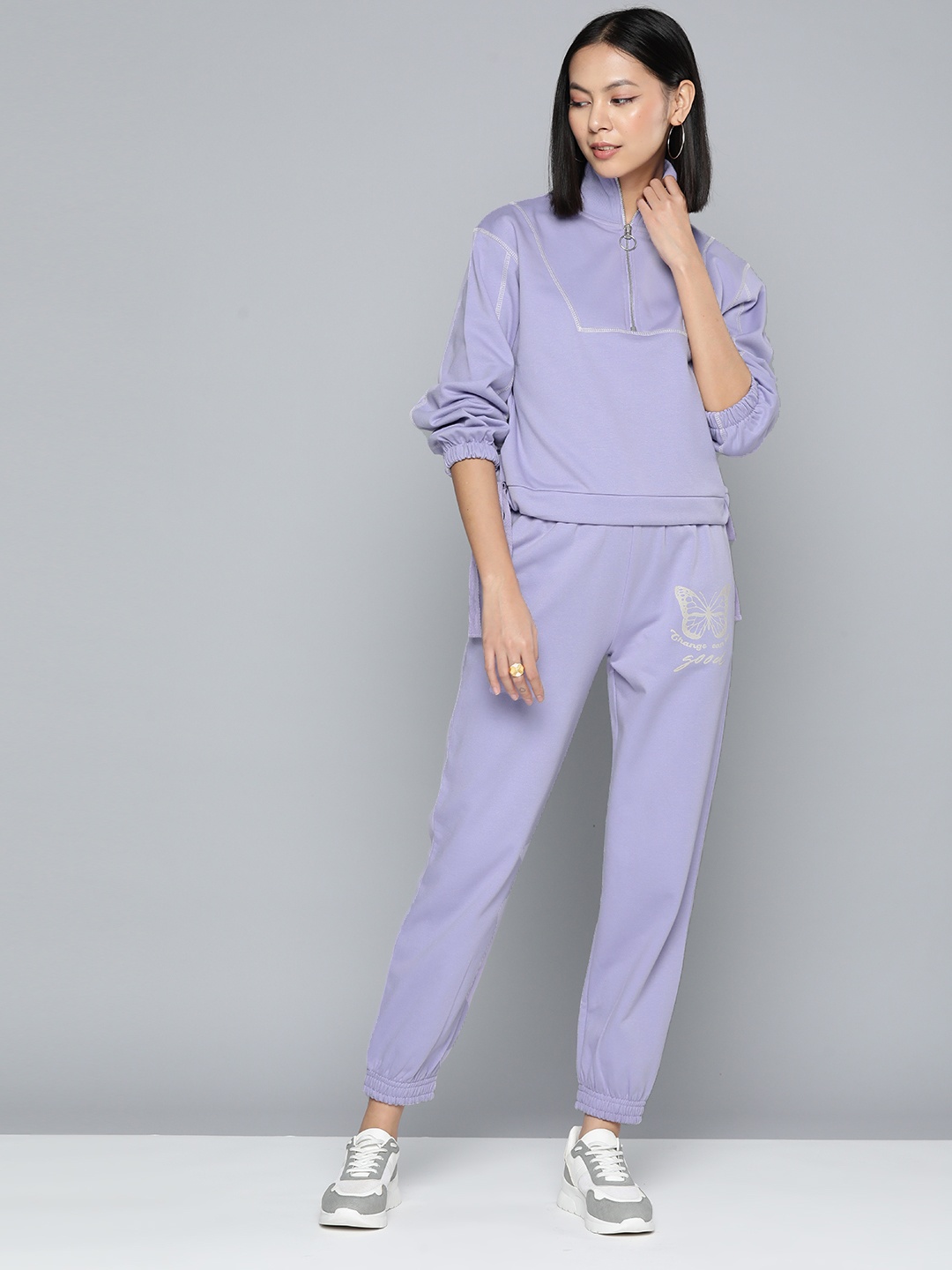 

VividArtsy Sweatshirt With Joggers, Lavender