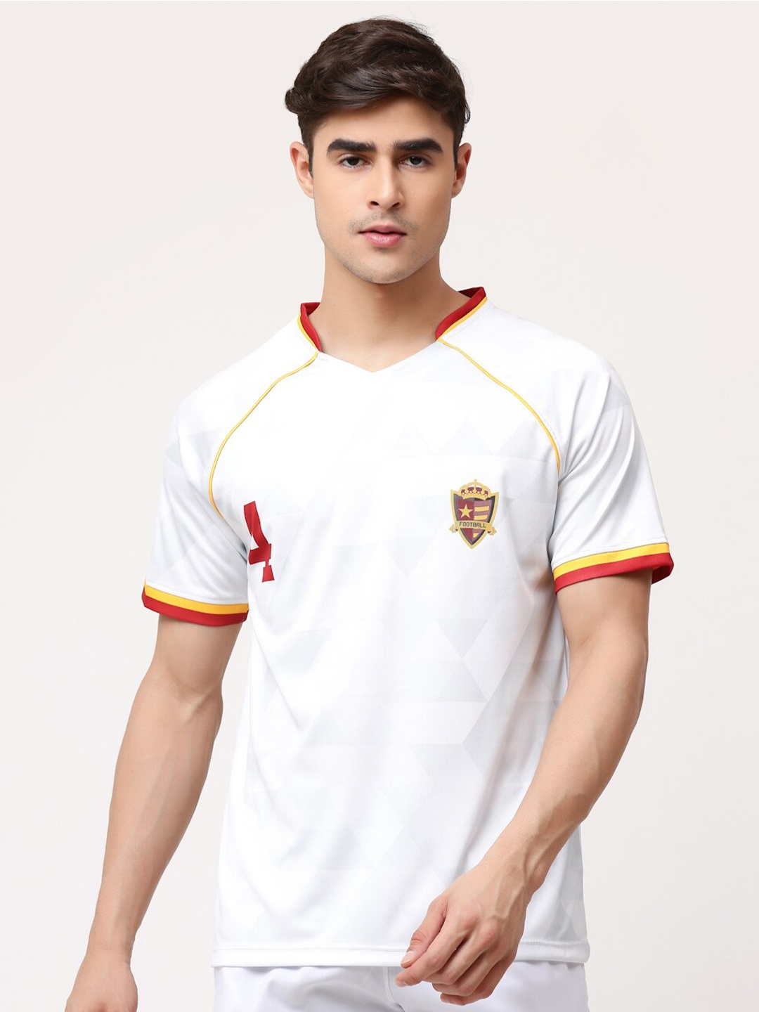 

Shiv Naresh Men Printed Round Neck T-shirt, White