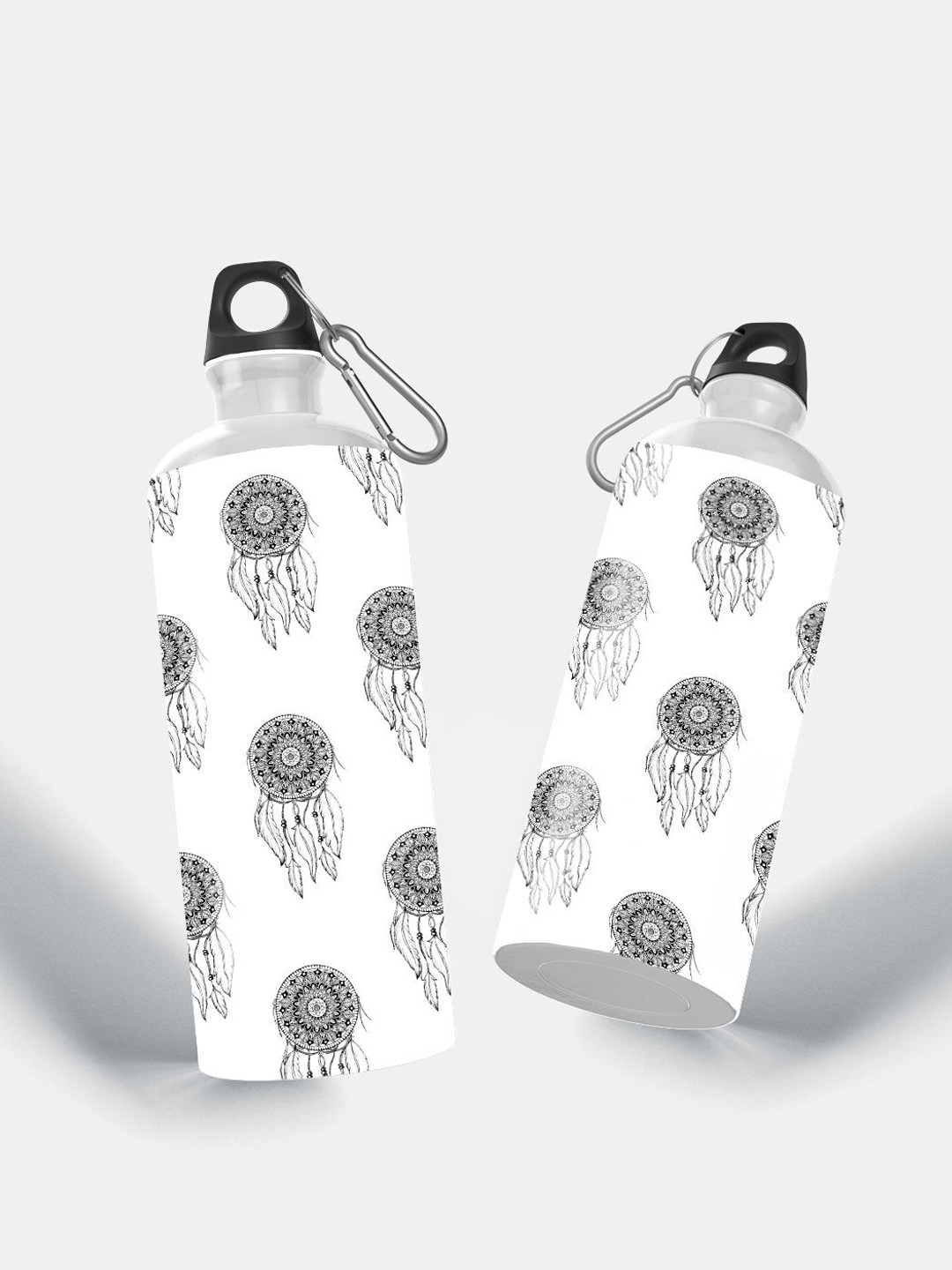 

macmerise White Dreamcatcher Design Printed BPA Free Sipper Water Bottle 750 Ml