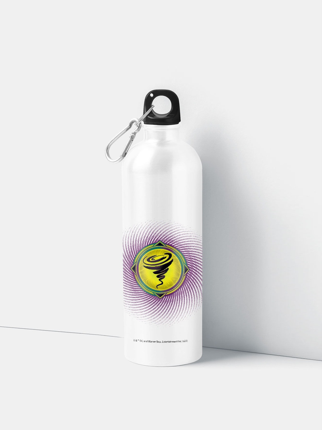 

macmerise White Cyclone Icon Design Printed BPA Free Sipper Water Bottle 750 Ml