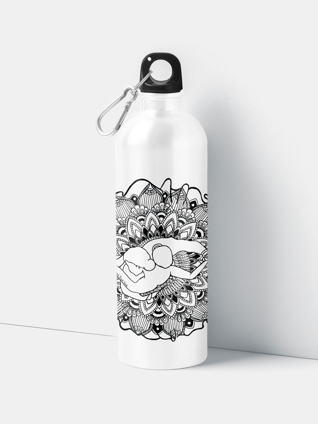 

macmerise White Couple Dance Design Printed BPA Free Sipper Water Bottle 750 Ml