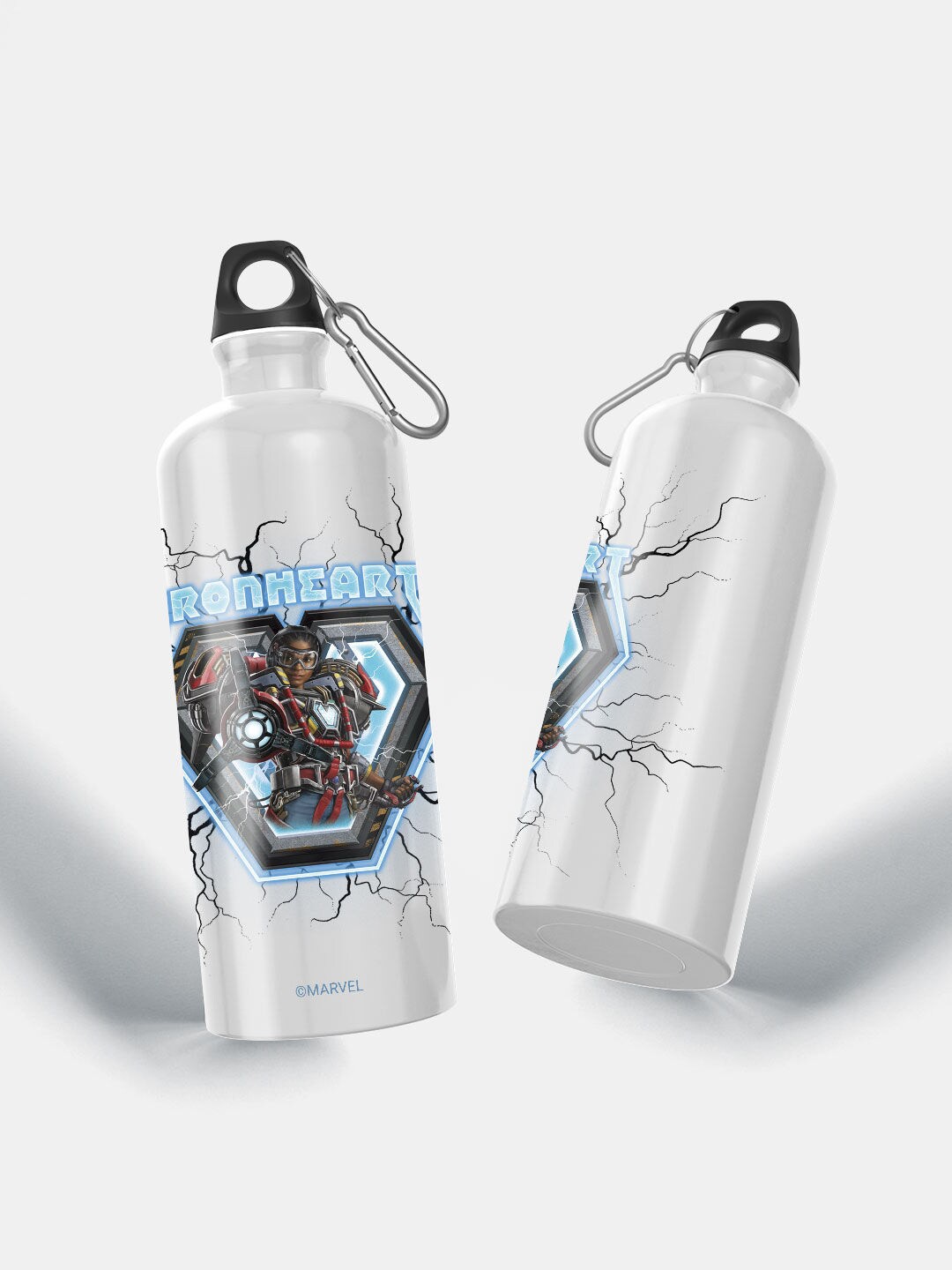 

macmerise White Wakanda Forever Riri Williams Design Printed BPA Free Sipper Water Bottle 750 Ml