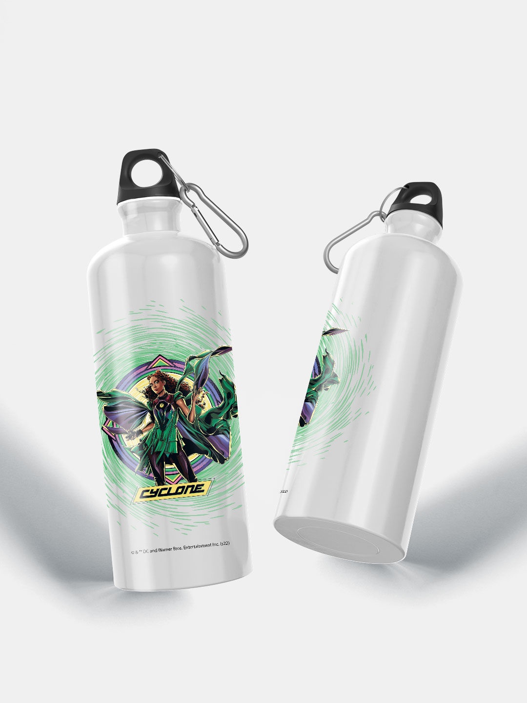 

macmerise White Cyclone Design Printed Sipper Water Bottle 750 Ml