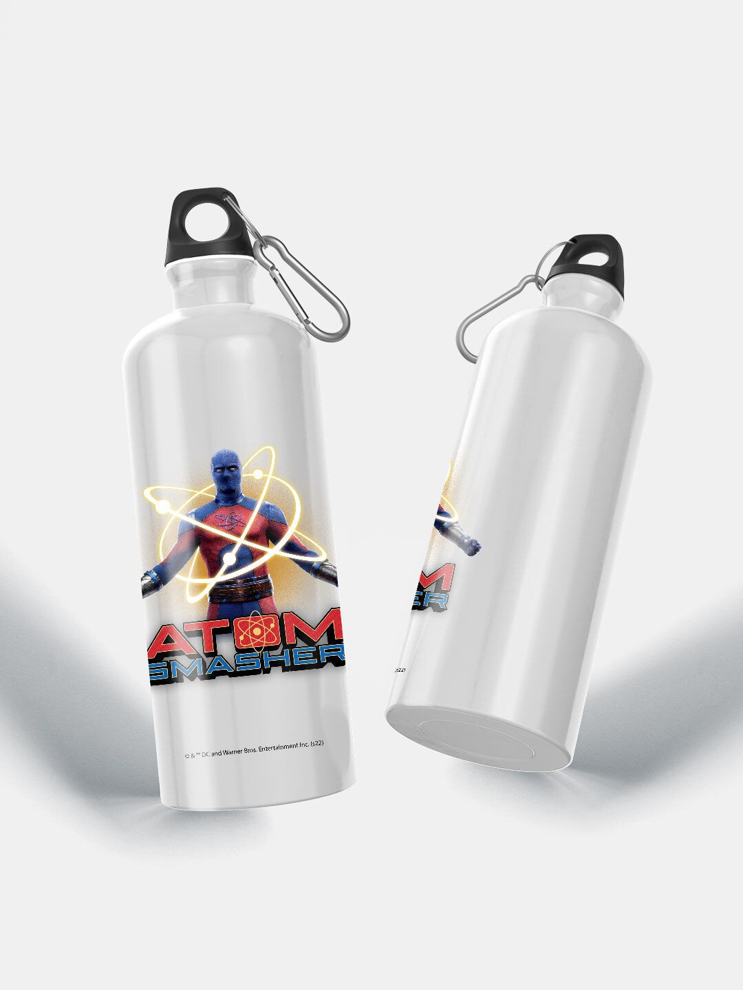 

macmerise White Atom Smasher Design Sipper Water Bottle 750 Ml