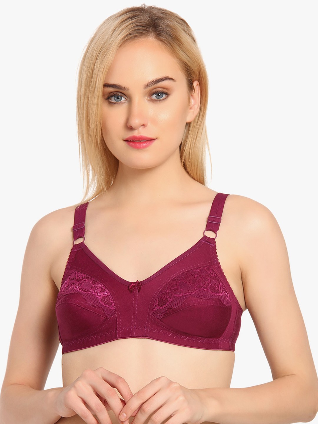 

Innocence Everyday Non Wired Non Padded Bra, Purple