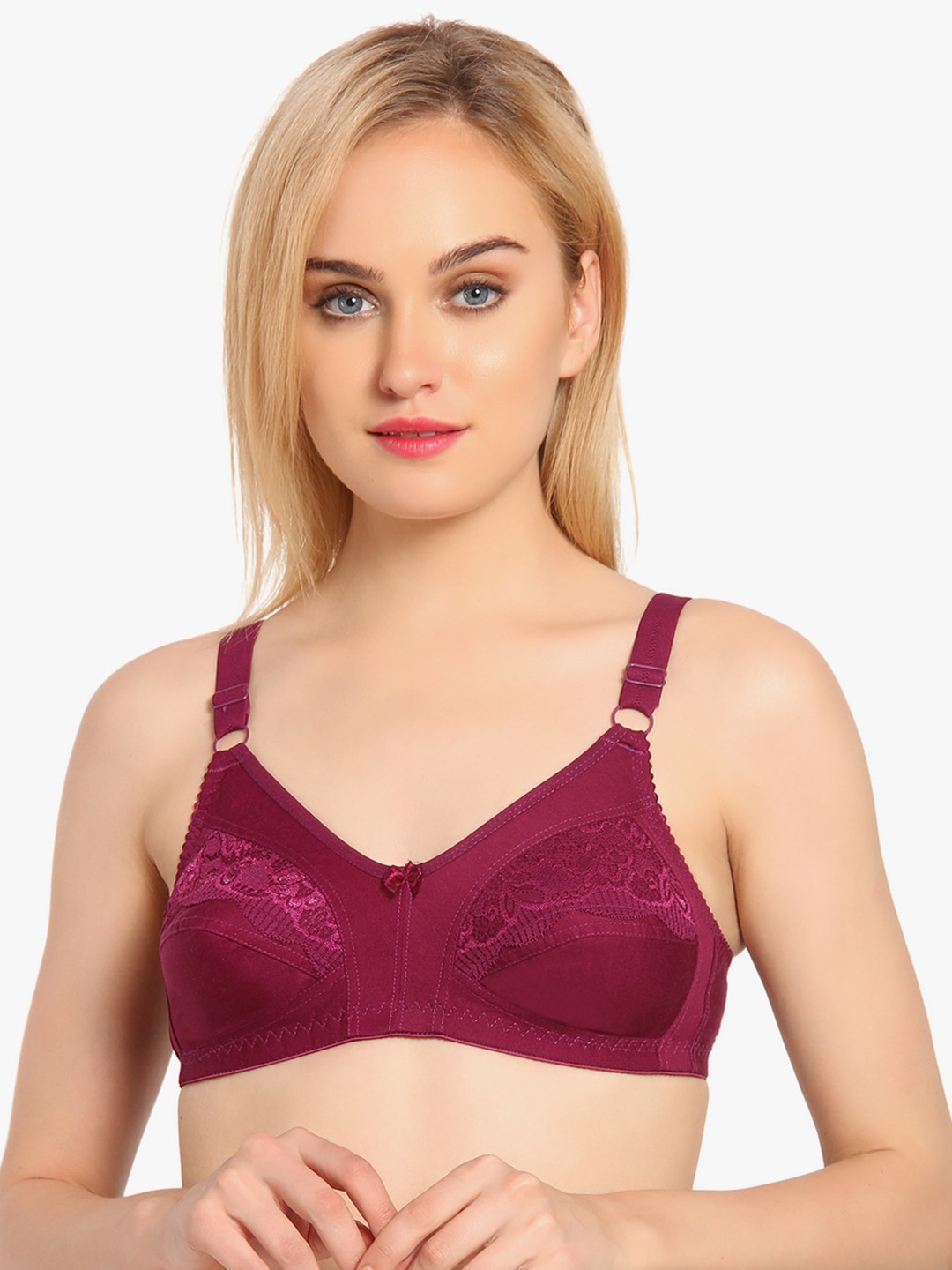 

Innocence Purple Everyday Non Wired Non Padded Bra