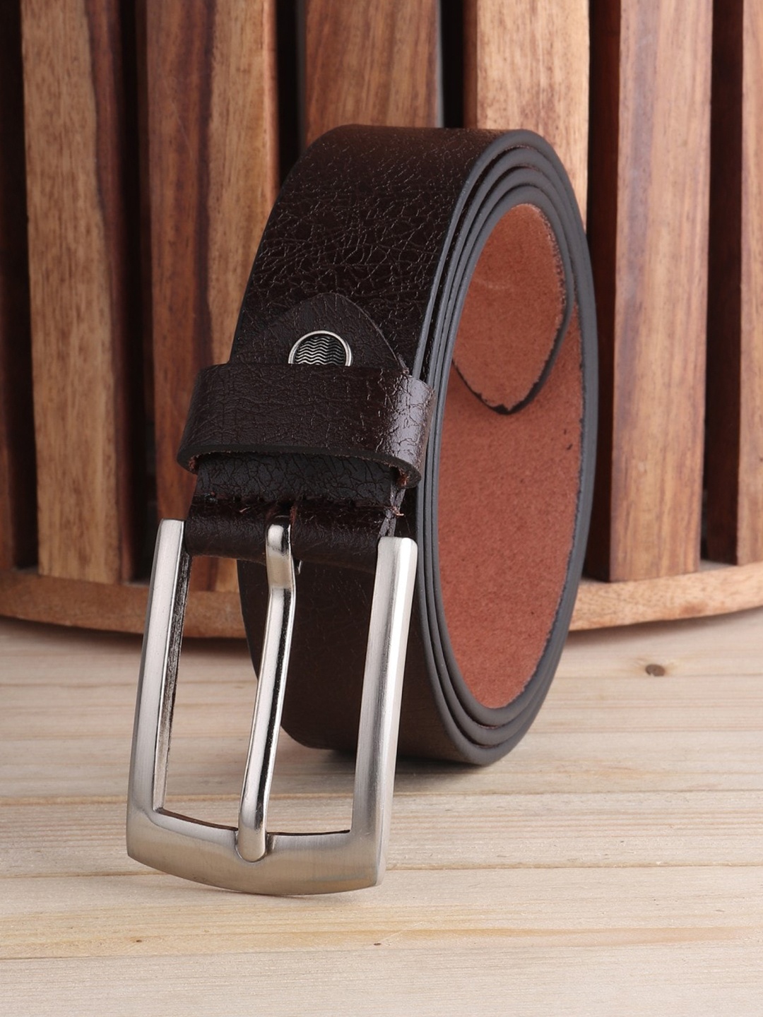 

Elite Crafts Men Black Leather Formal Belt