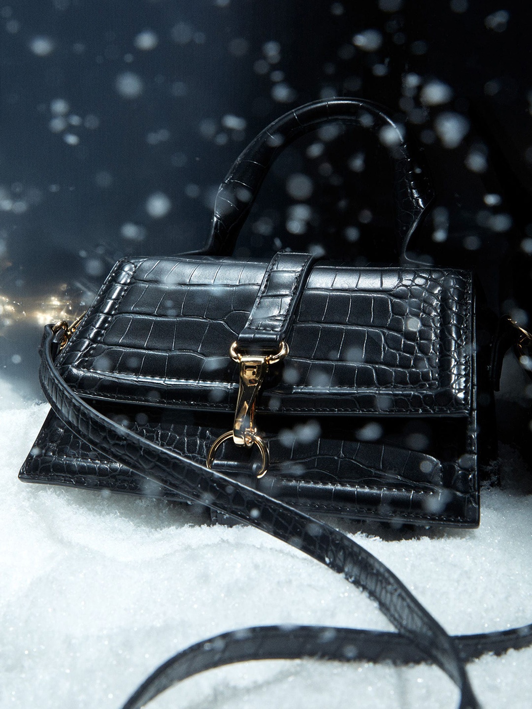

H&M Women Black Handbag