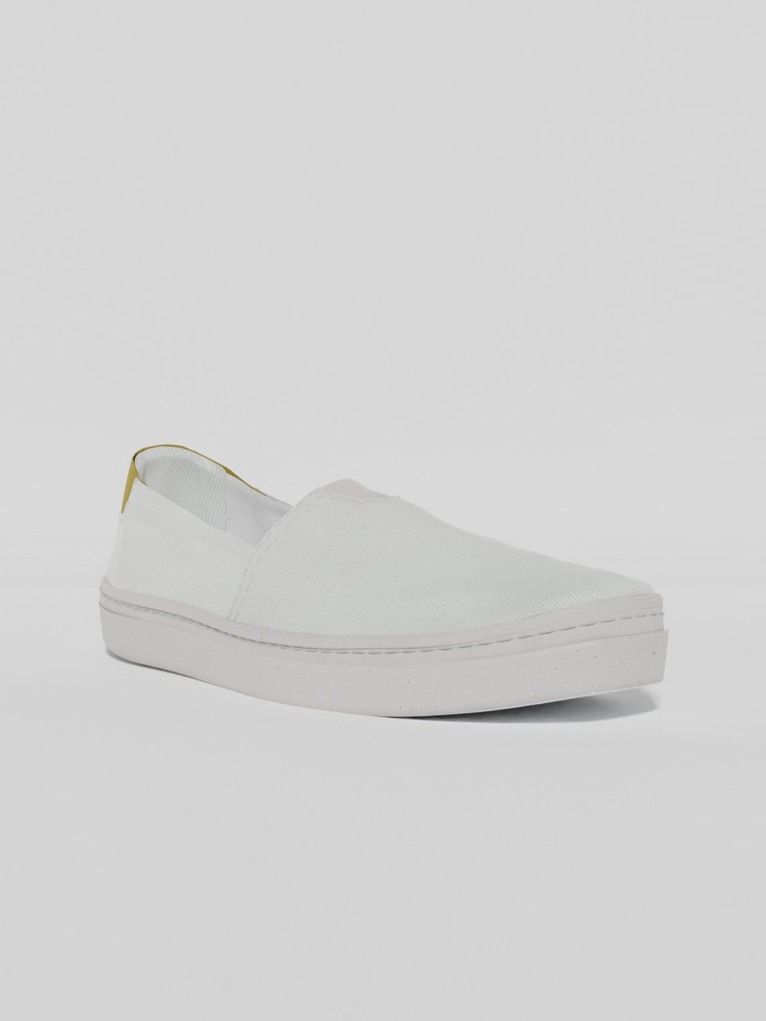 

LOKAIT The Sneakers Company Women White Slip-On Sneakers