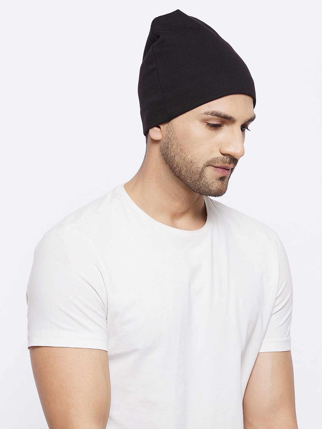 

Hypernation Men Black Beanie