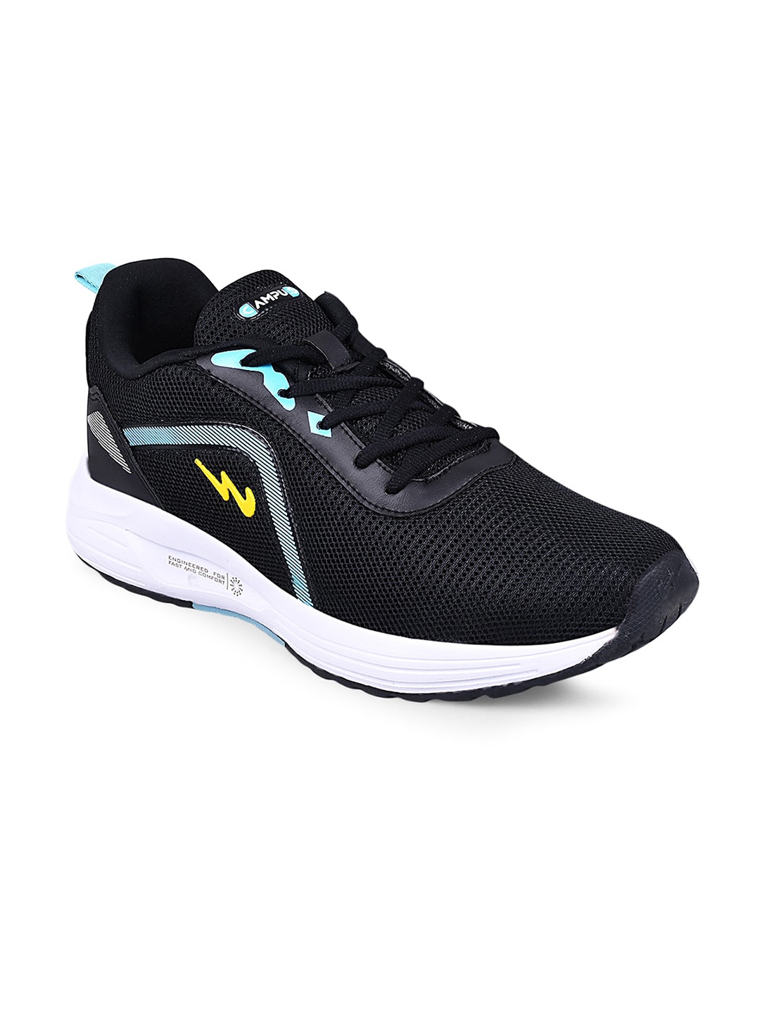 

Campus CAMP-GLACIER Men Lace-Up Running Shoes, Black